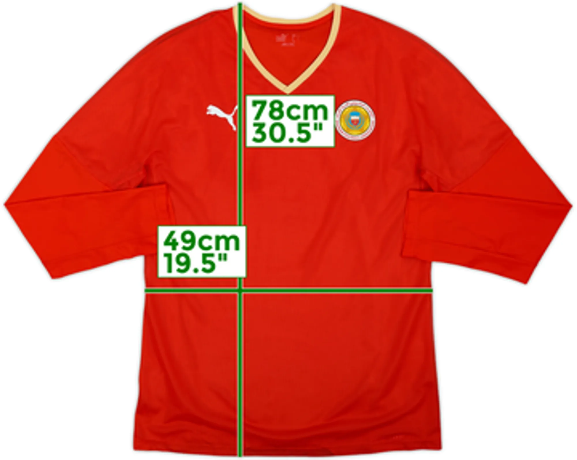 2008-10 Bahrain Home L/S Shirt - 9/10 - (M)