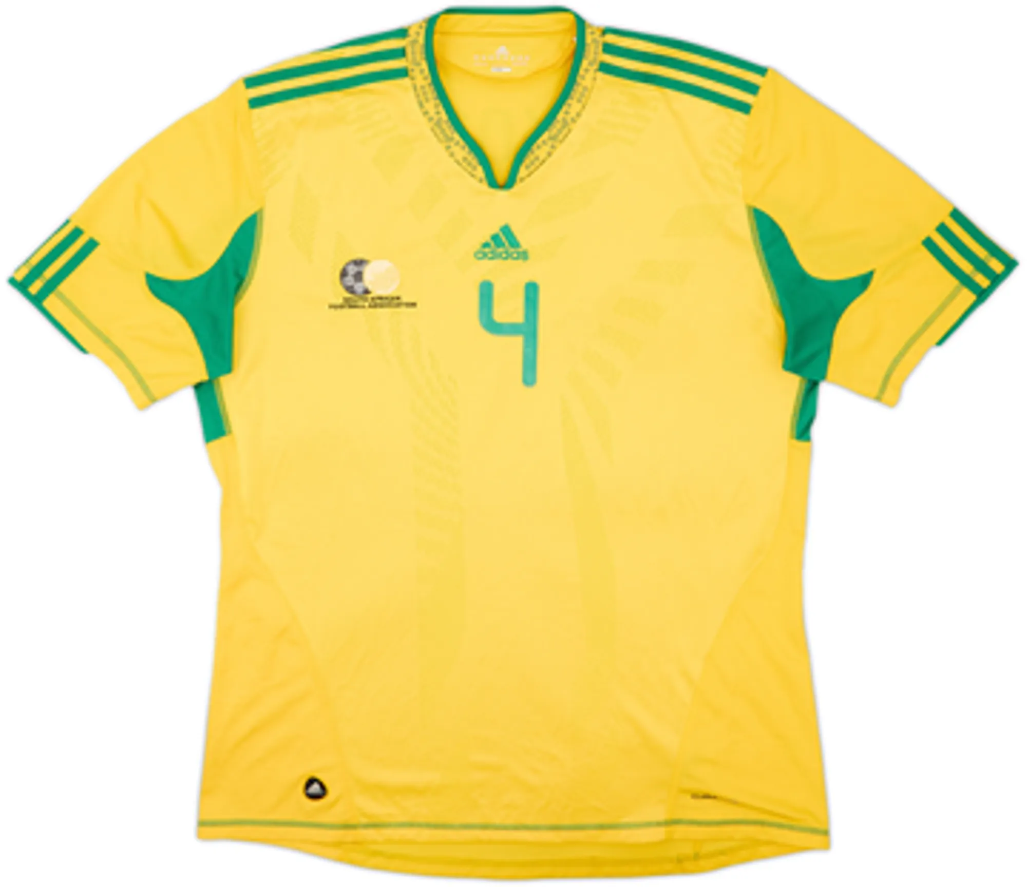 2009-11 South Africa Home Shirt Mokoena #4 - 6/10 - (XL)