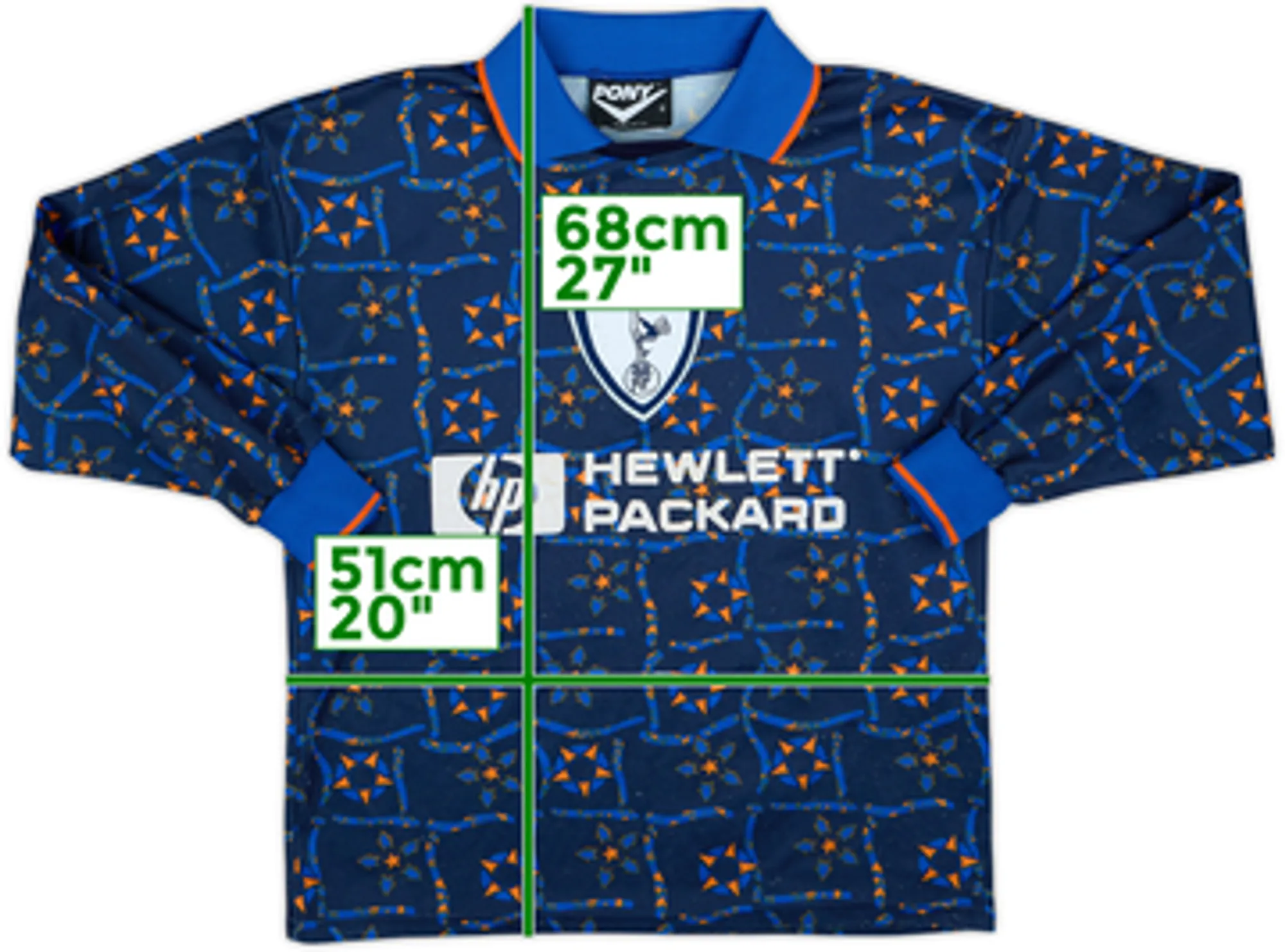 1996-97 Tottenham GK Shirt - 8/10 - (S)