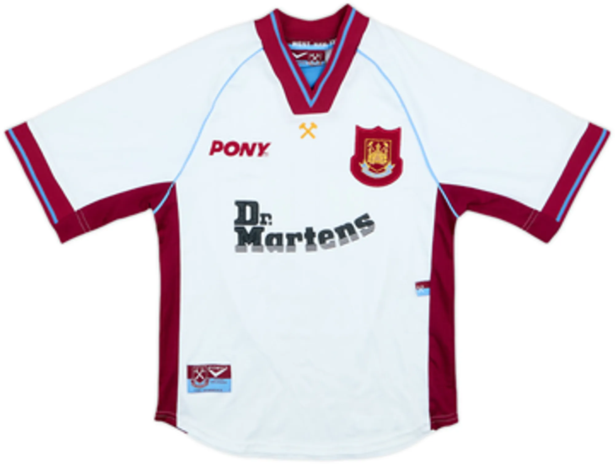 1998-99 West Ham Away Shirt Wright #14 - 7/10 - (L.Boys)