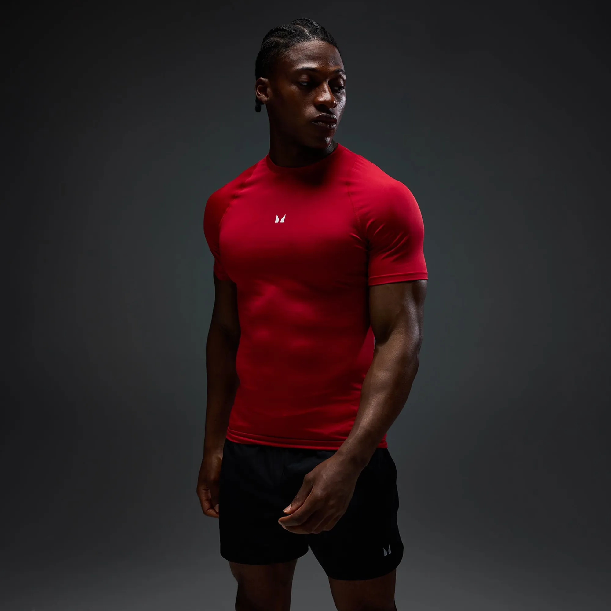 MP Men's Short Sleeve Baselayer T-Shirt - Hero Red - XS