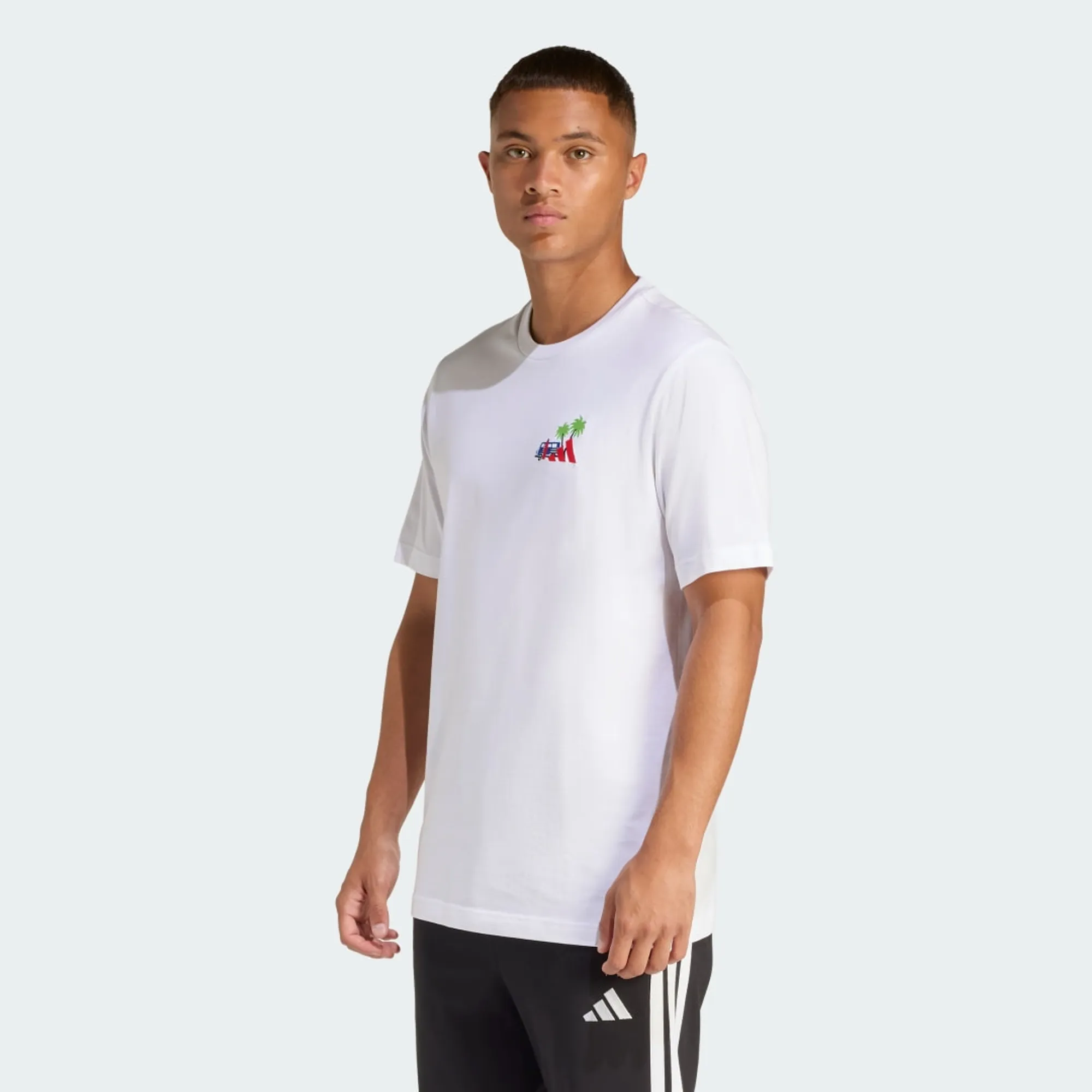 adidas MINI EMBROIDERY SURFING GRAPHIC T-SHIRT