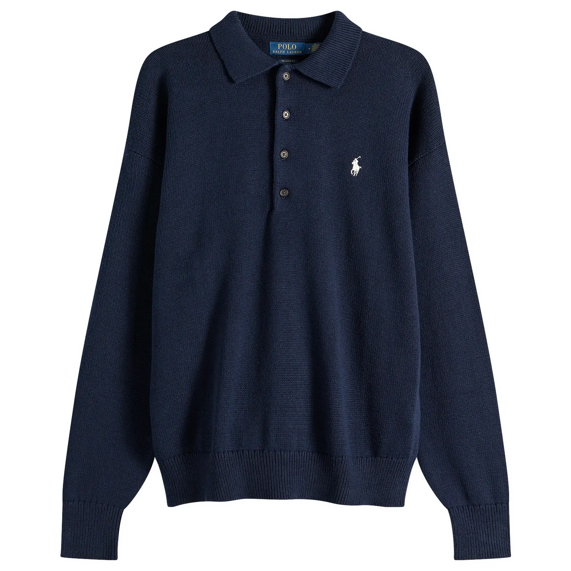 Polo Ralph Lauren Men's Flag Knit Polo Navy Combo