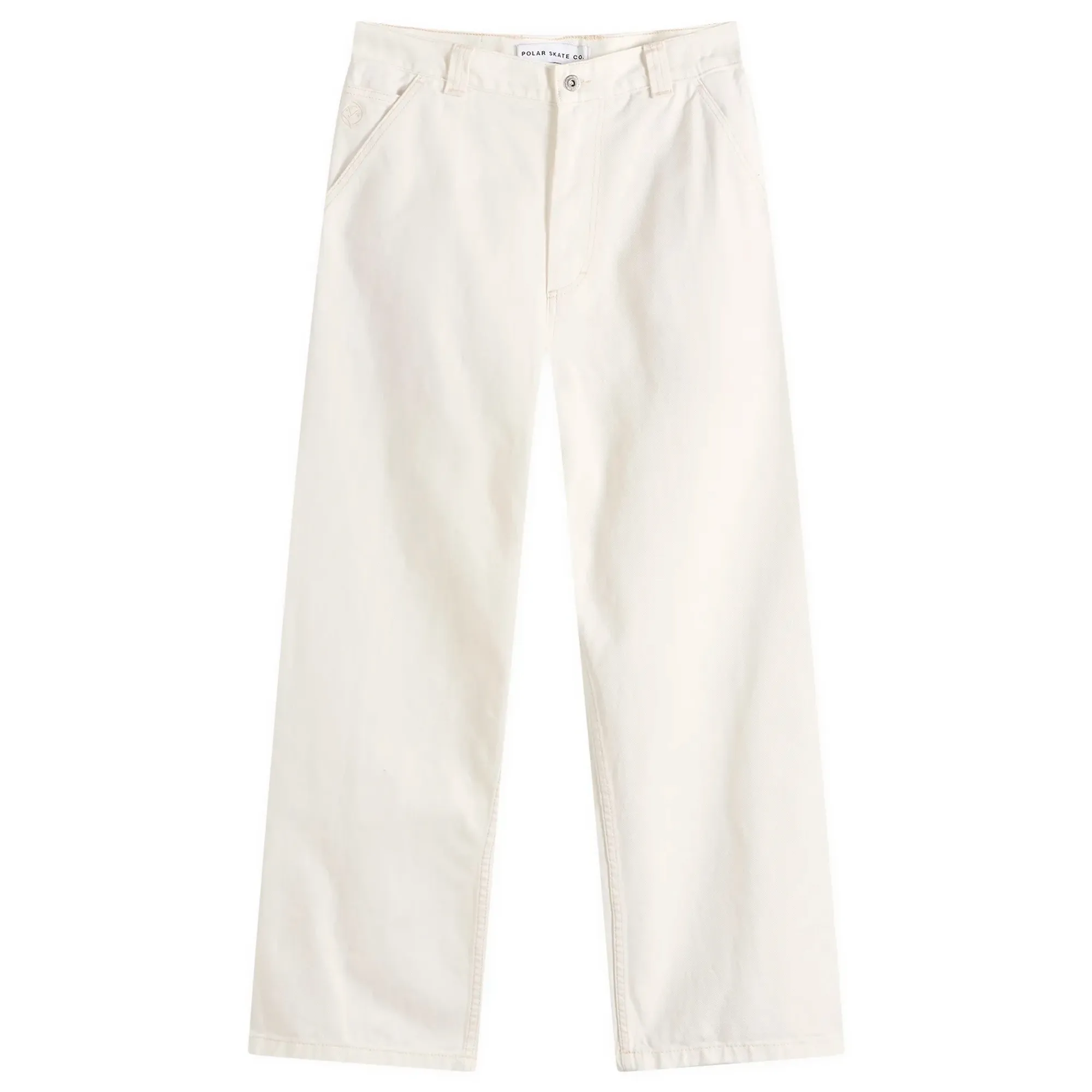 Polar Skate Co. Men's Big Boy Work Pants Ecru