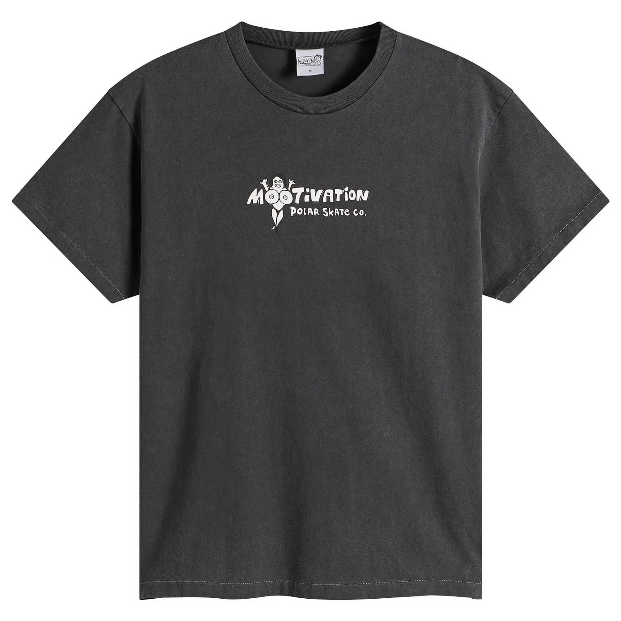 Polar Skate Co. Men's Mootivation Band T-Shirt Silver Black