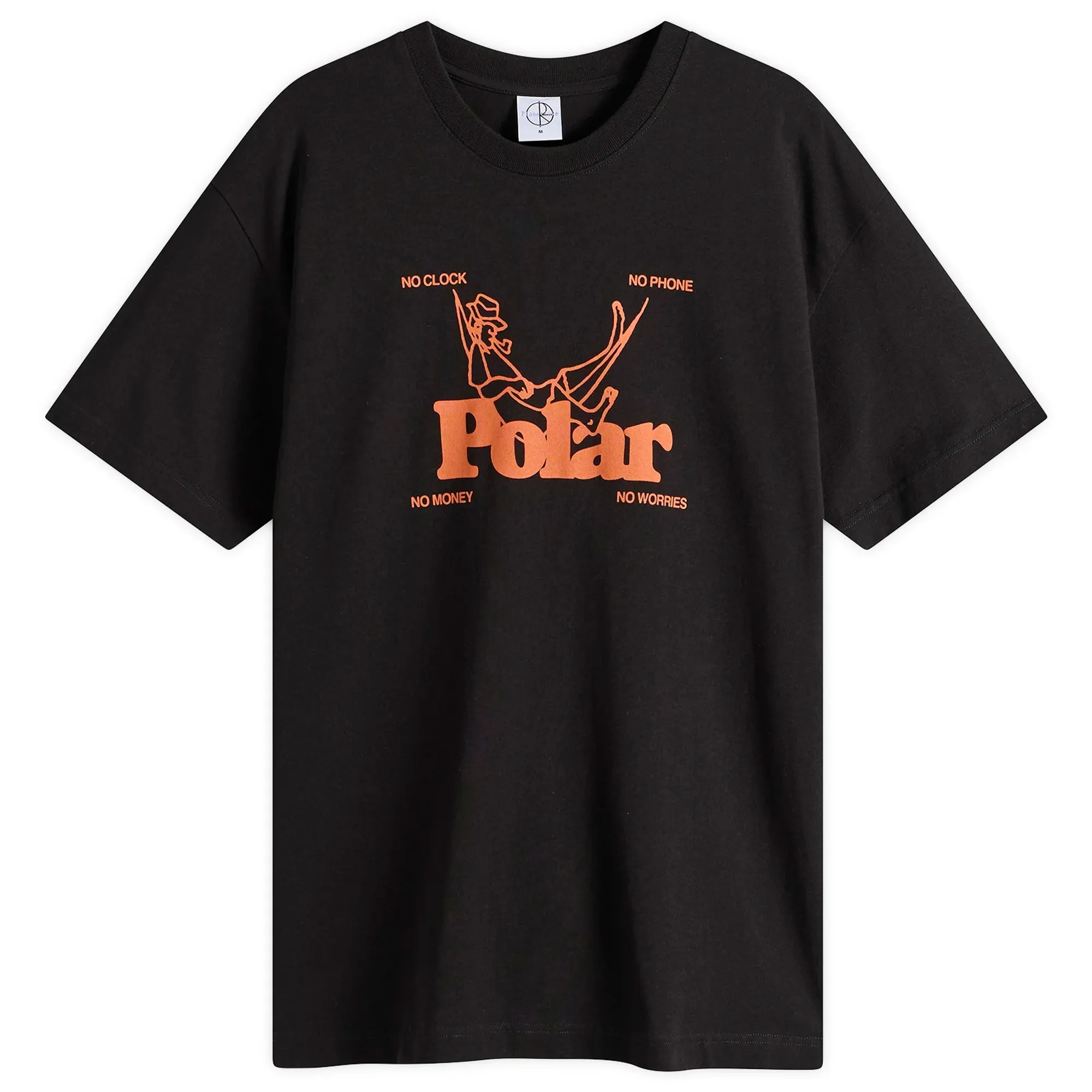 Polar Skate Co. Men's No Worries T-Shirt Black