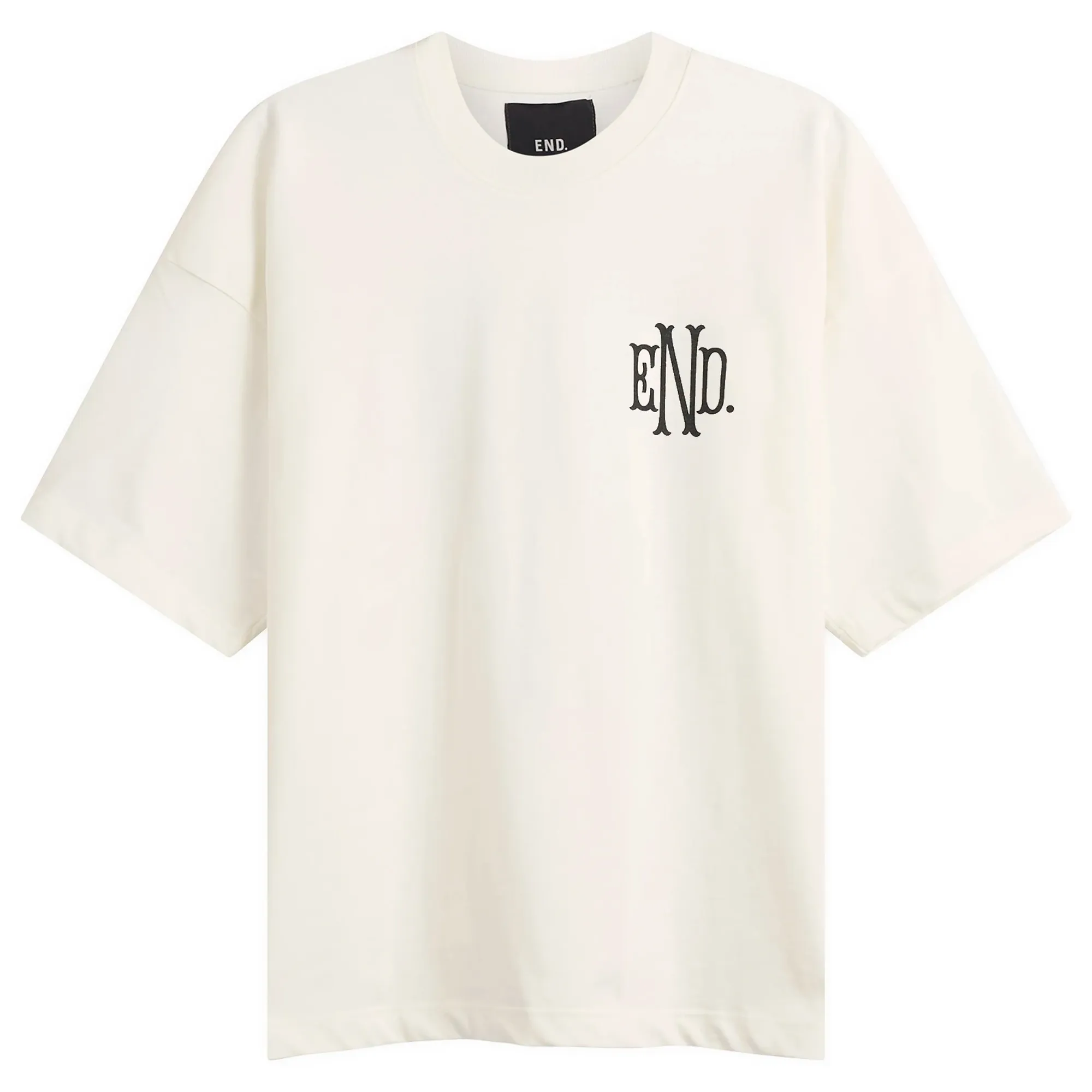 END. Gargoyle Chaser T-Shirt Ecru
