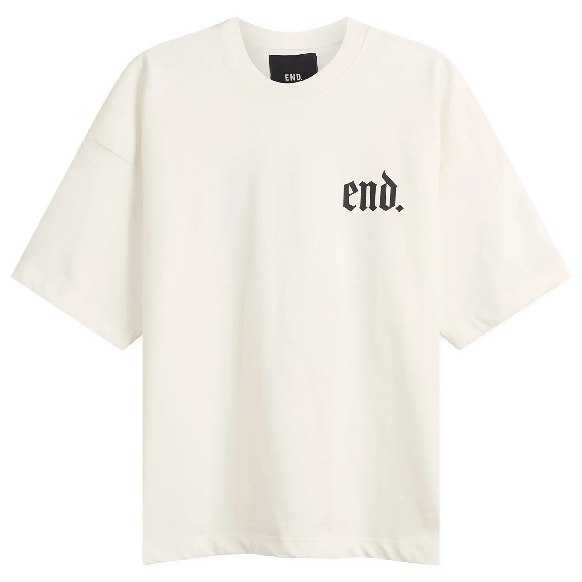 END. Gargoyle Full Moon T-Shirt Ecru
