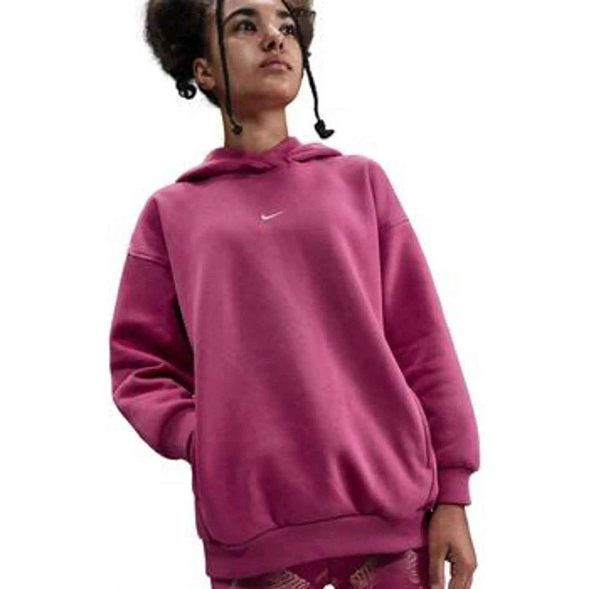 Nike  Swoosh  women's Sweatshirt in Purple