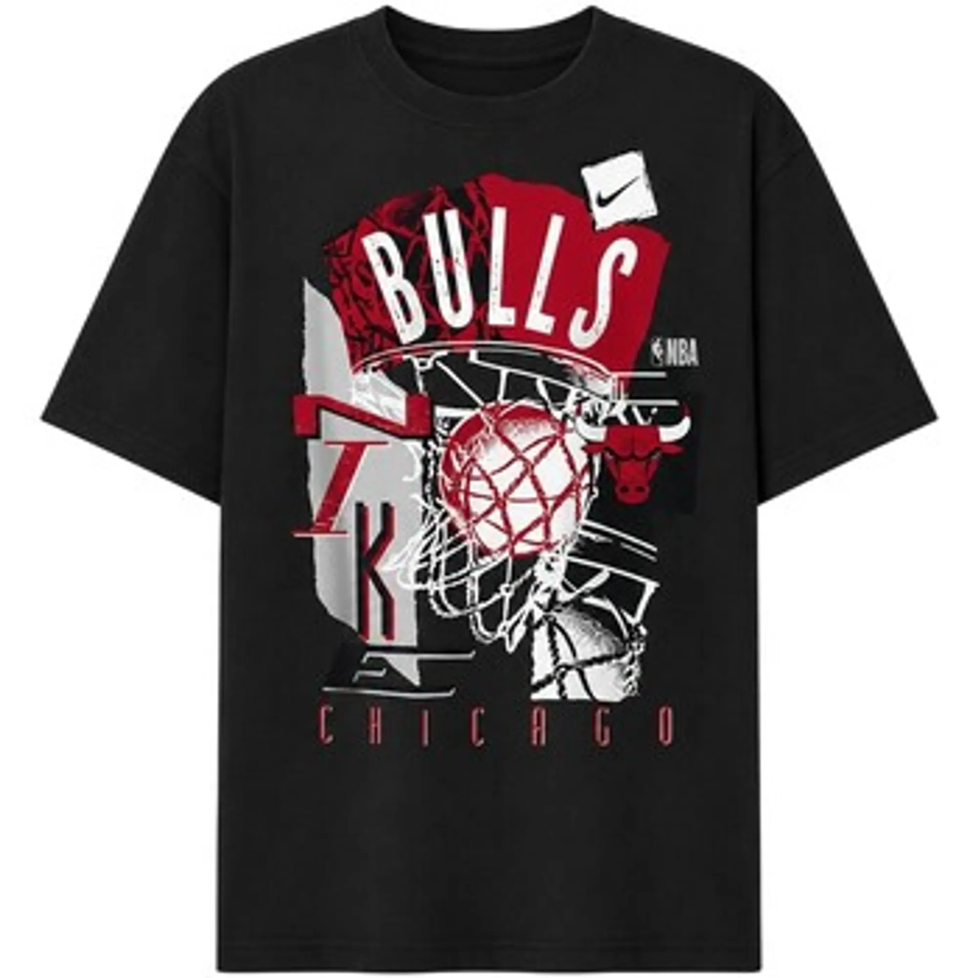 Nike  GT31194  girls's Children's T shirt in Black