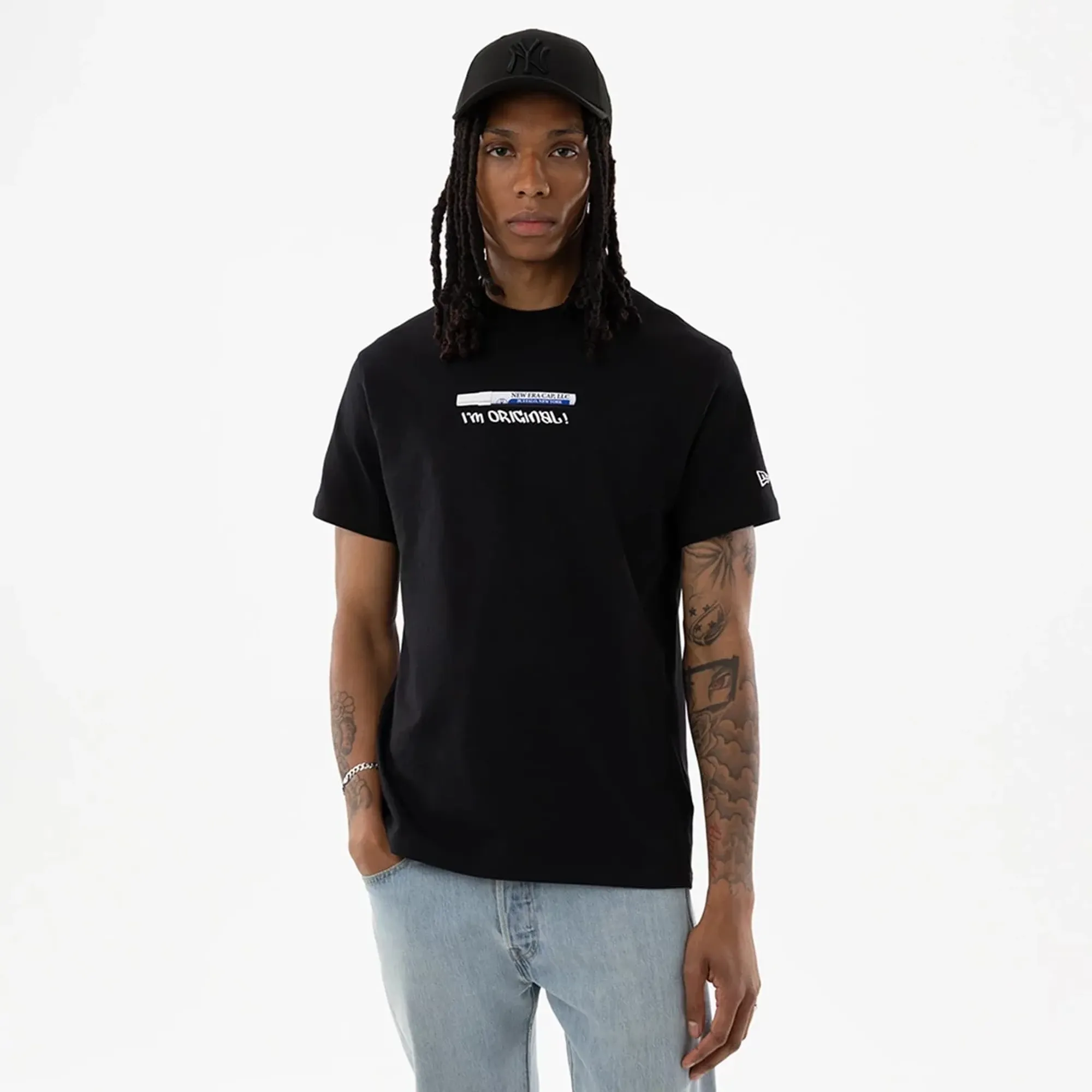 New Era I Am Original Black T-Shirt adult unisex