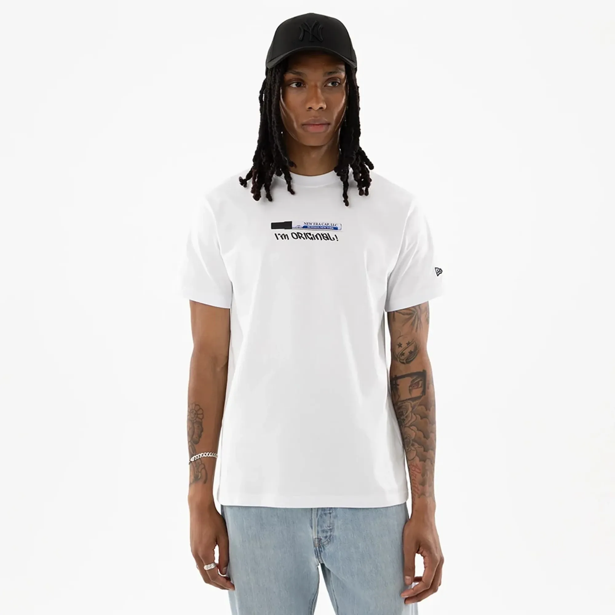 New Era I Am Original White T-Shirt adult unisex