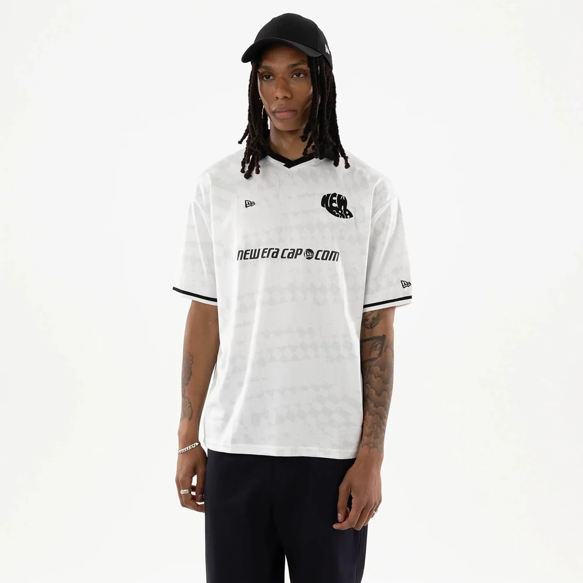 New Era White Soccer Jersey adult unisex