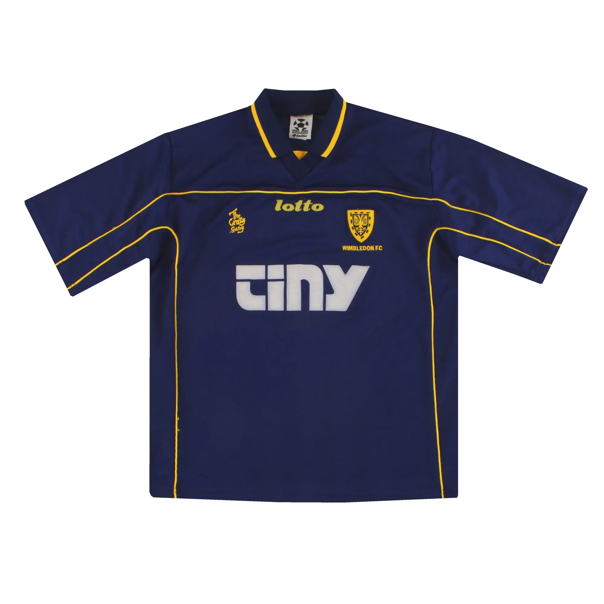 1999-00 Wimbledon Lotto Home Shirt L - Wimbledon / Excellent