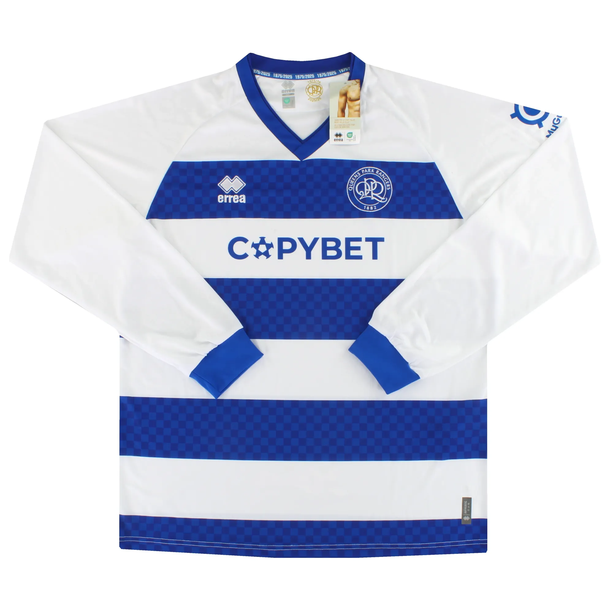 2025-26 QPR Errea Home Shirt L/S *w/tags* - QPR / w/tags