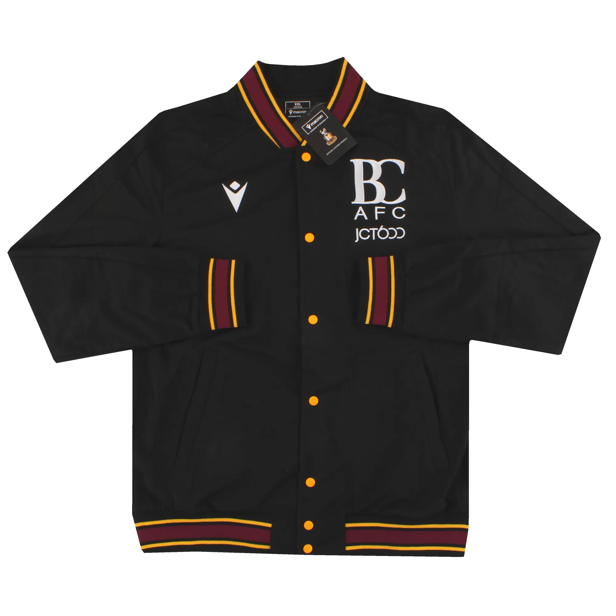 2025-26 Bradford City Macron Varsity Jacket *w/tags* - Bradford City / w/tags