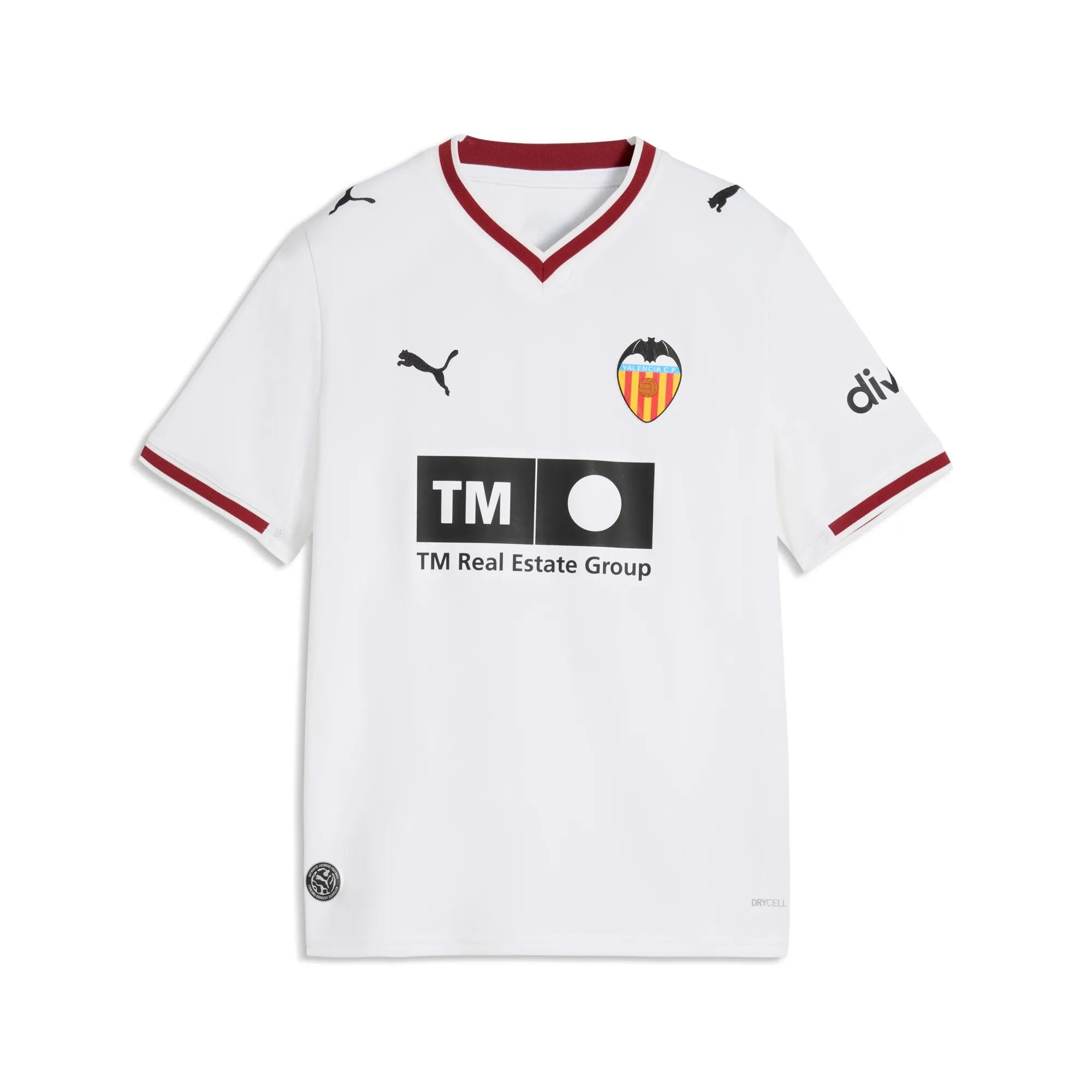 PUMA Valencia CF 26/27 Home Jersey Youth in White | Size 11-12 Youth