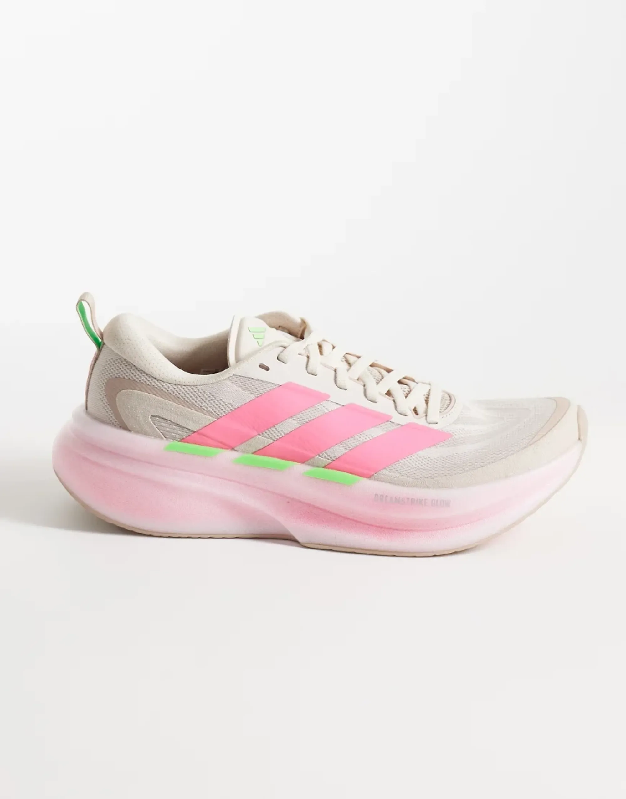 Adidas Running Supernova Glide Trainers In Beige And Pink-Purple