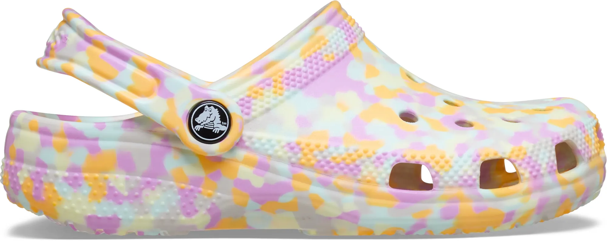 Crocs | Kids | Classic Glow Confetti | Clogs | Multi Glow | C12