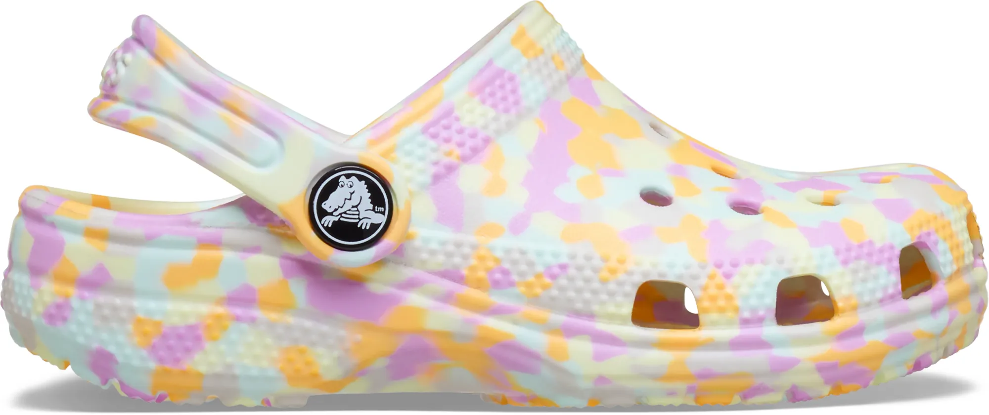 Crocs | Kids | Toddler Classic Glow Confetti | Clogs | Multi Glow | C4