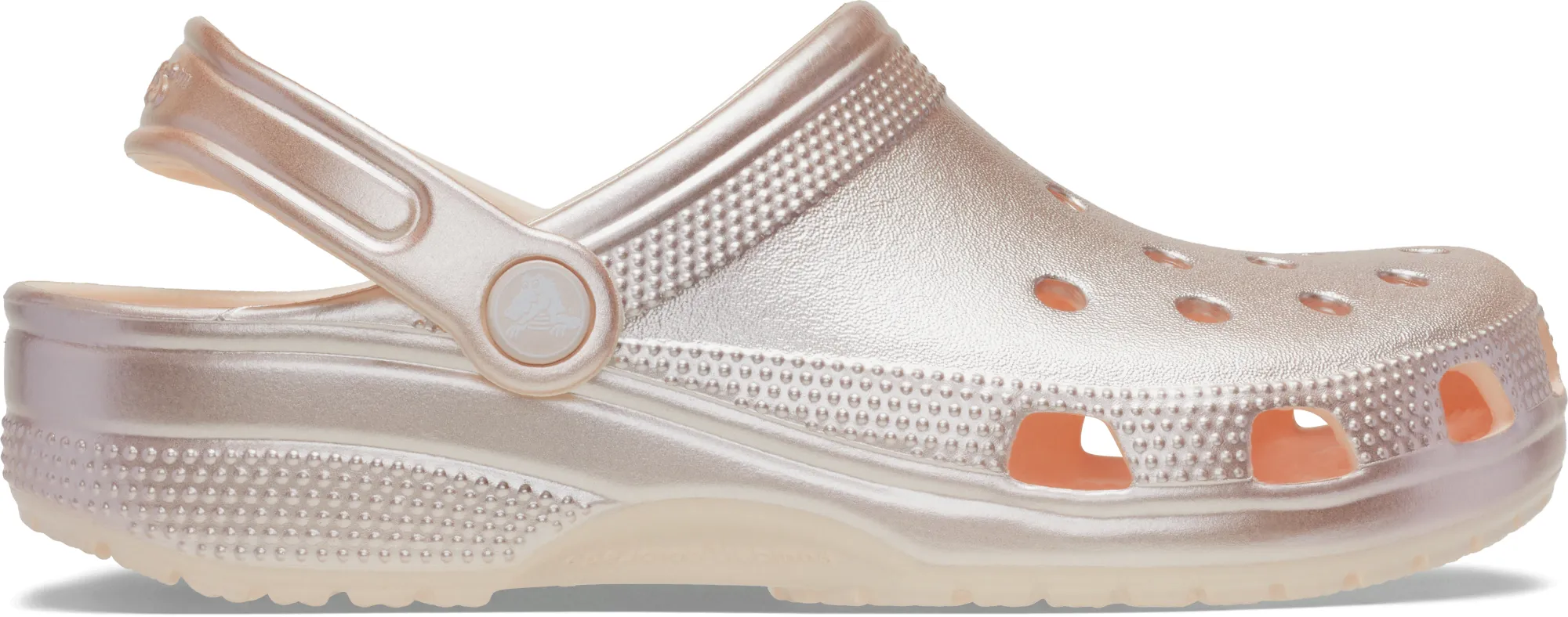 Crocs | Unisex | Classic Tinted Metallic | Clogs | Peach Ice | W4/M3