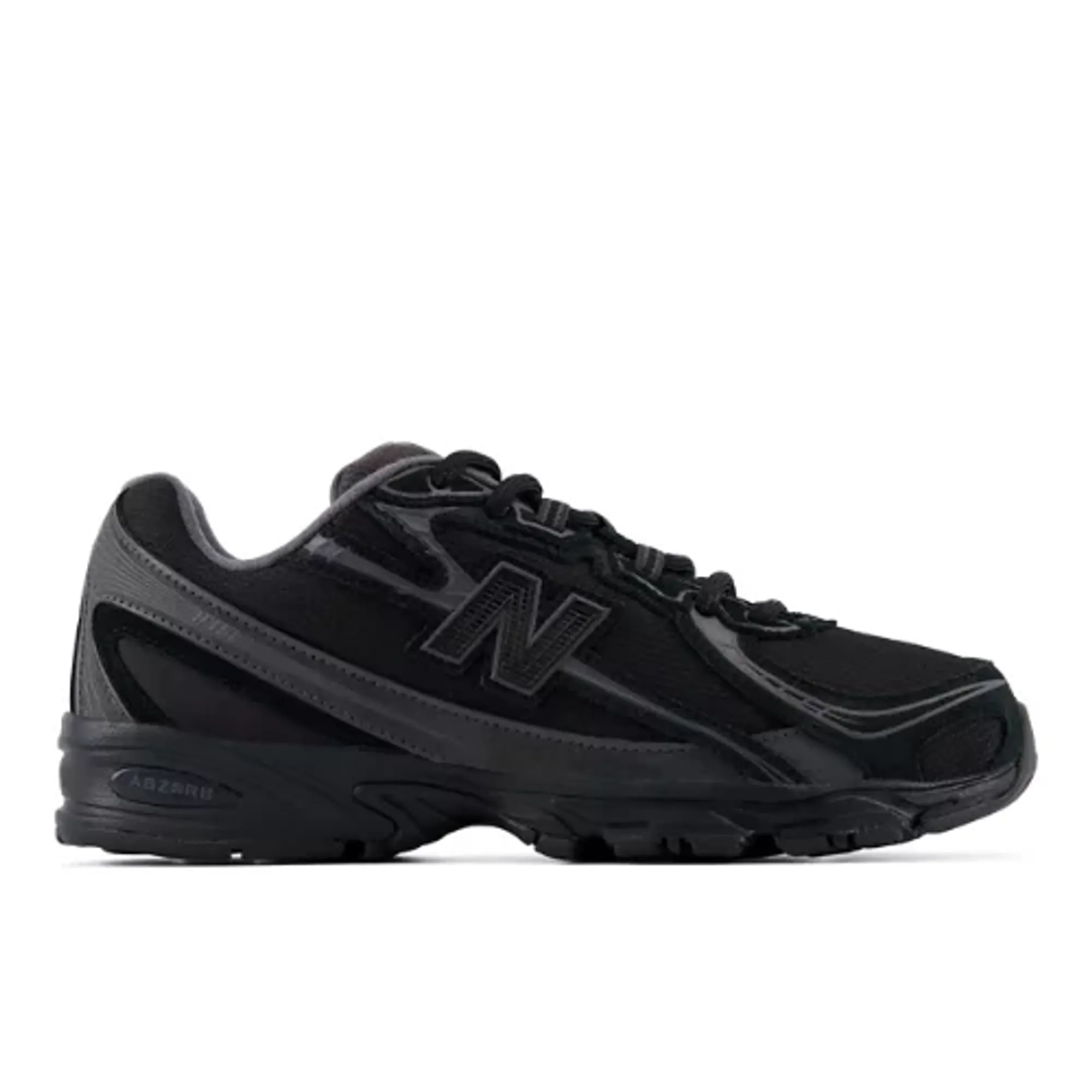 New Balance Unisex 740 in Black Suede/Mesh