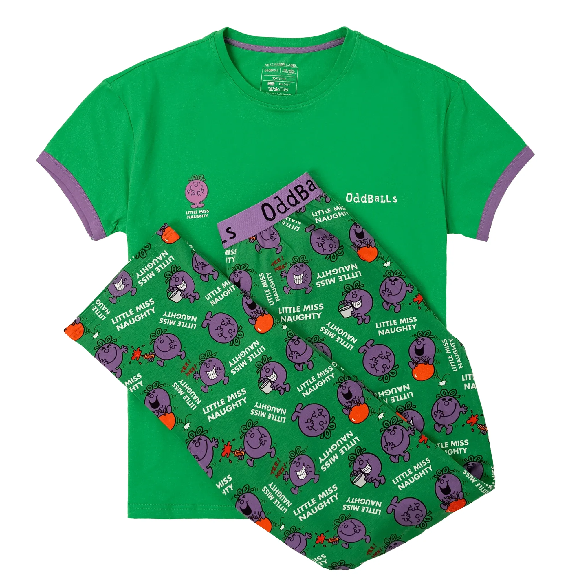 Little Miss Naughty - Women's Long Pyjamas Set (T-Shirt & Trousers)