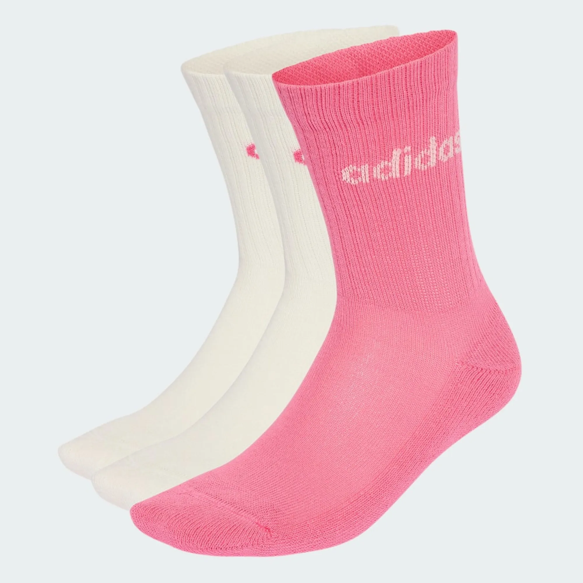 adidas Linear Crew Cushioned Socks 3 Pairs
