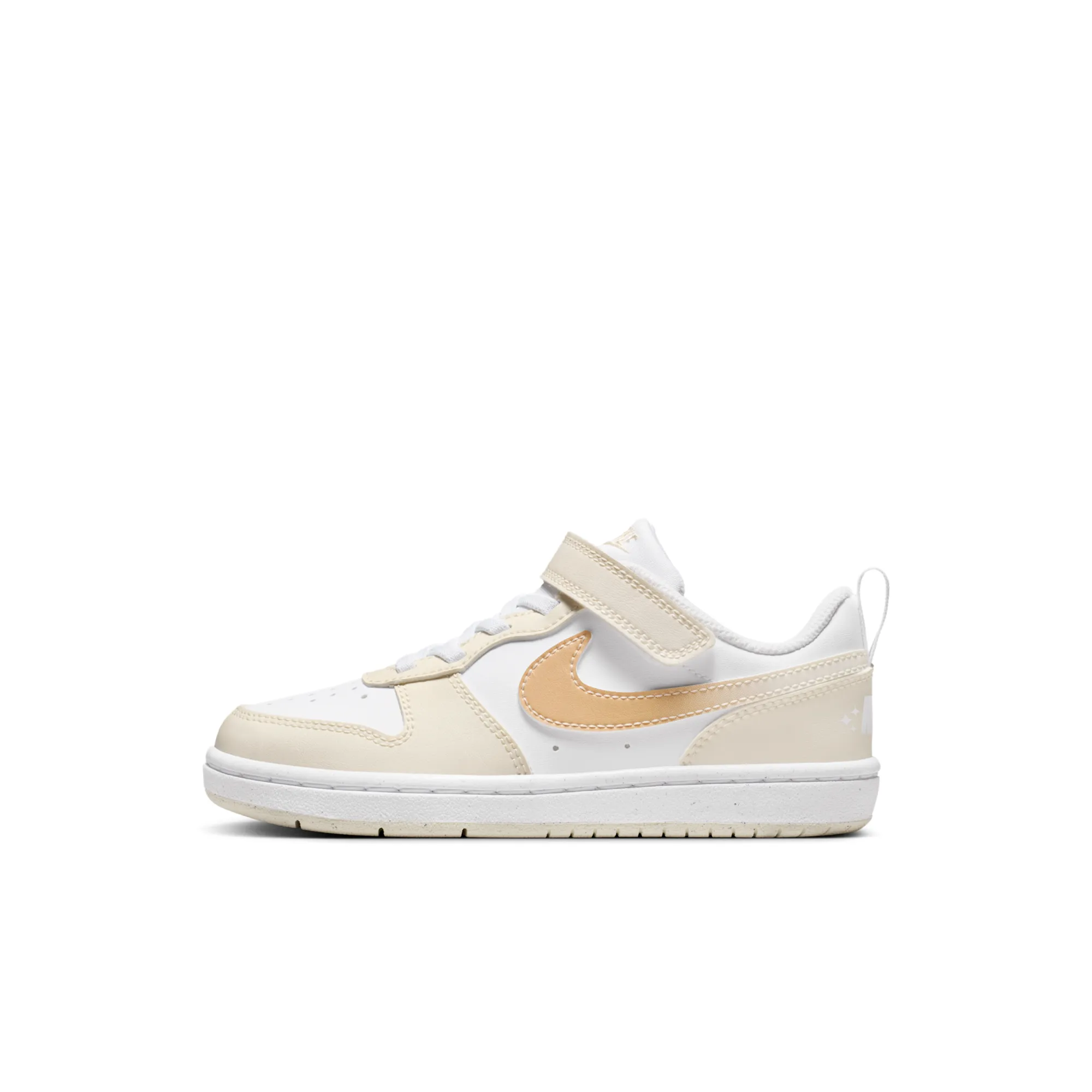 Nike Court Borough Low Younger Kids' Shoes - White