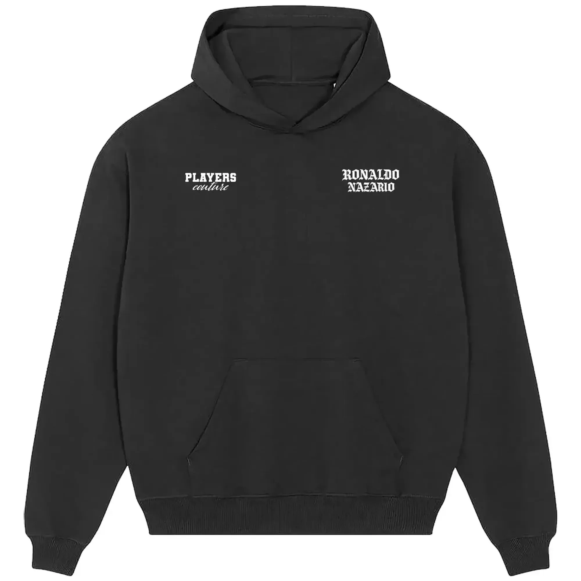 Ronaldo Nazario Logo Men's Hoodie - Black