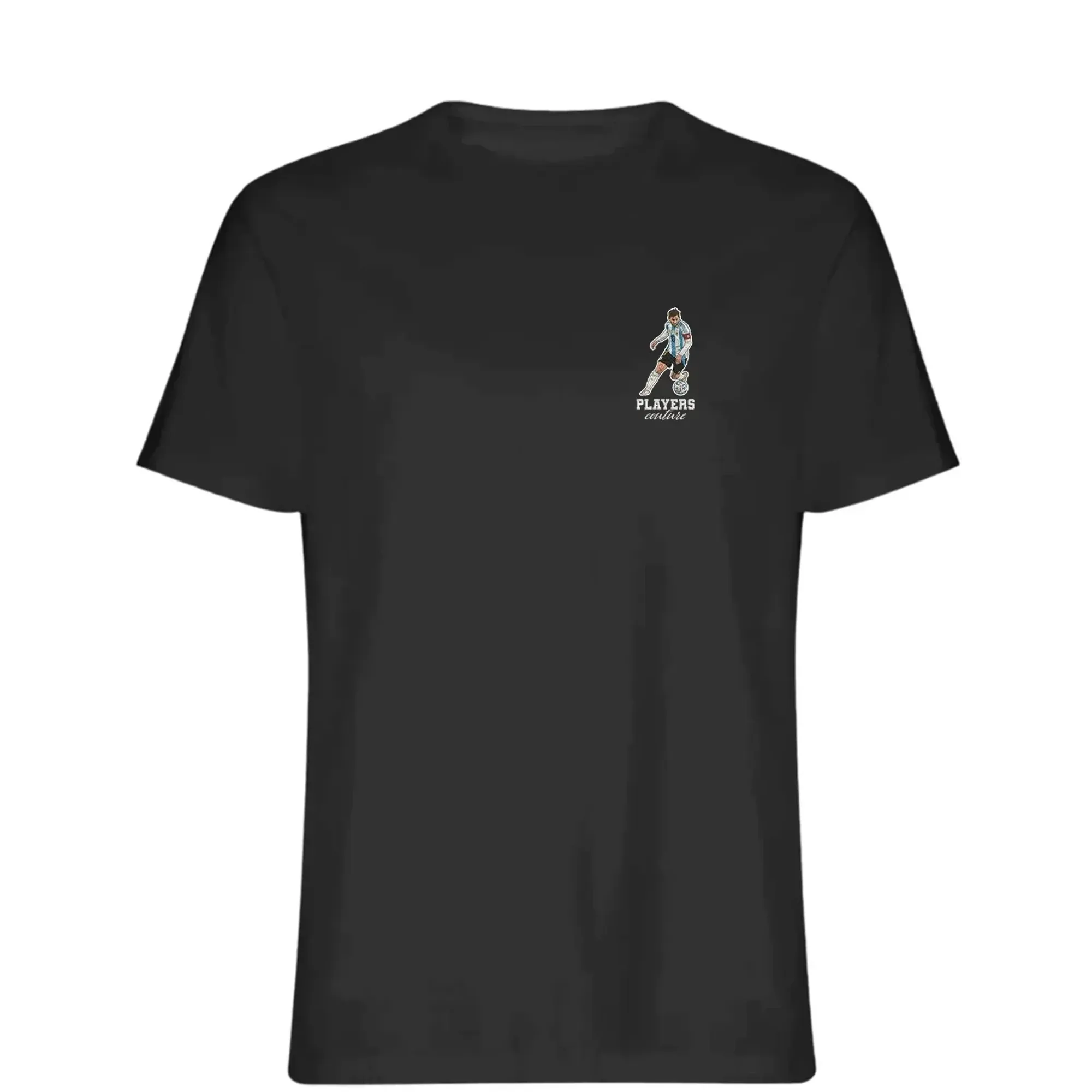 Lionel Messi Dribble Badge Men's T-Shirt - Black