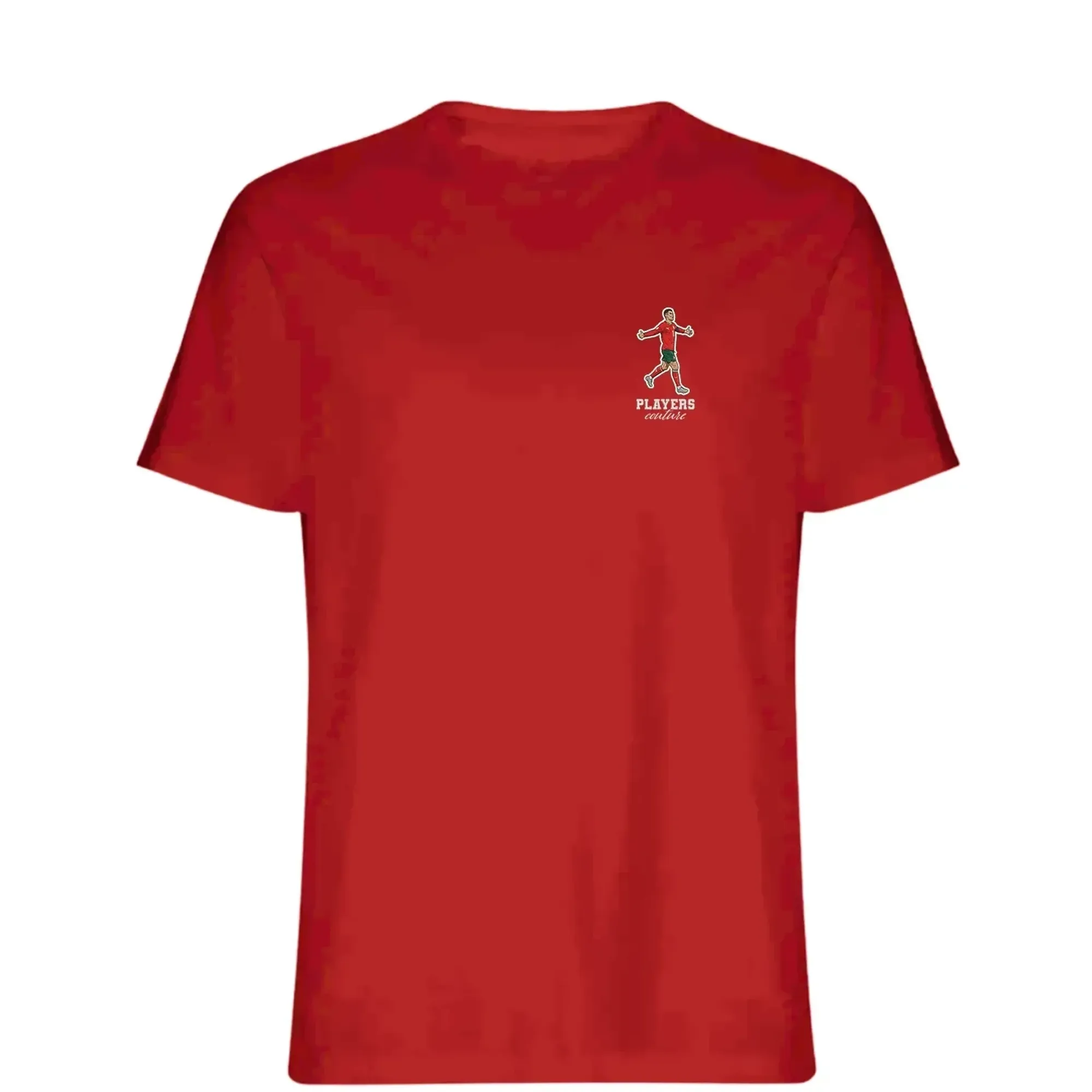 Ronaldo Portugal Badge Men's T-Shirt - Red