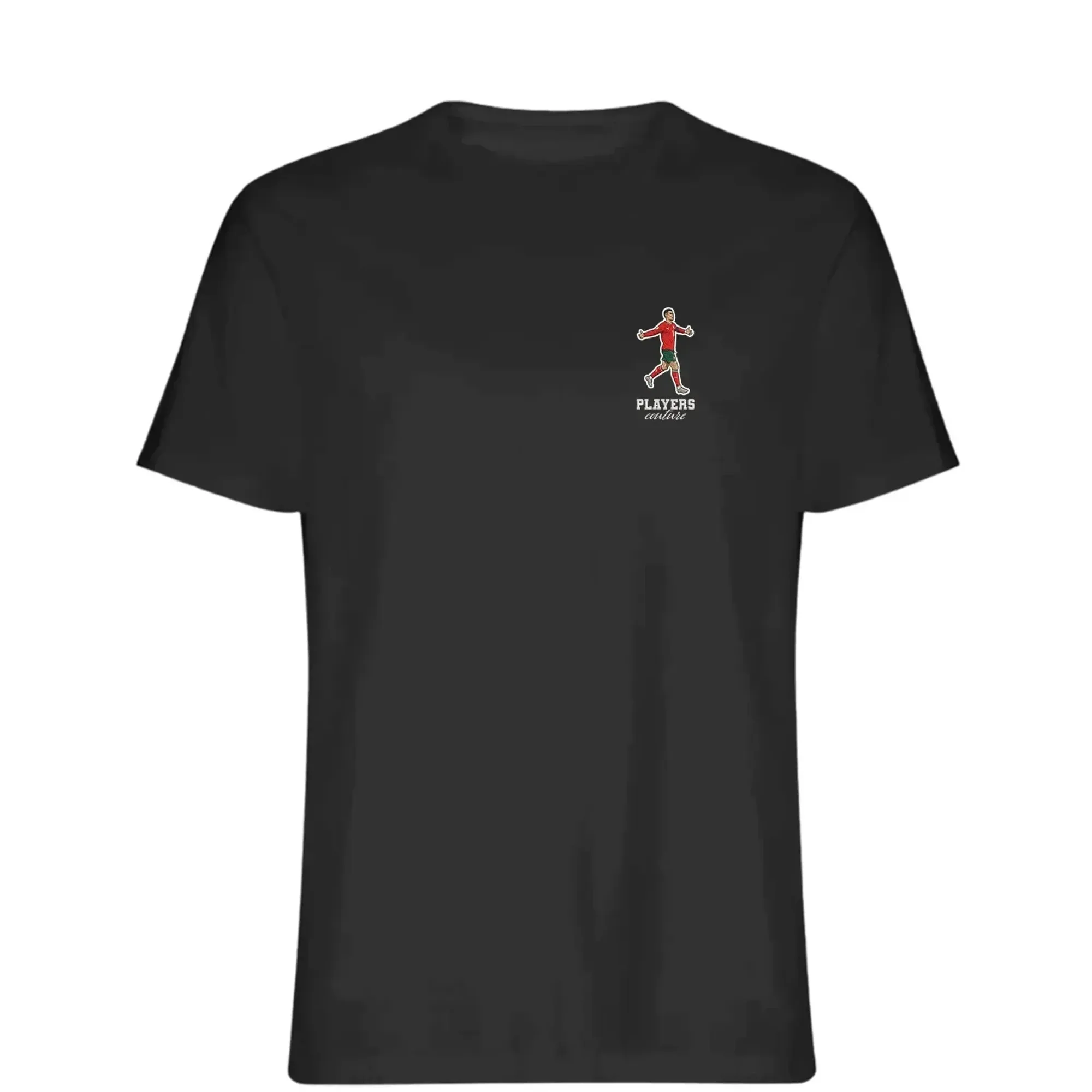 Ronaldo Portugal Badge Men's T-Shirt - Black