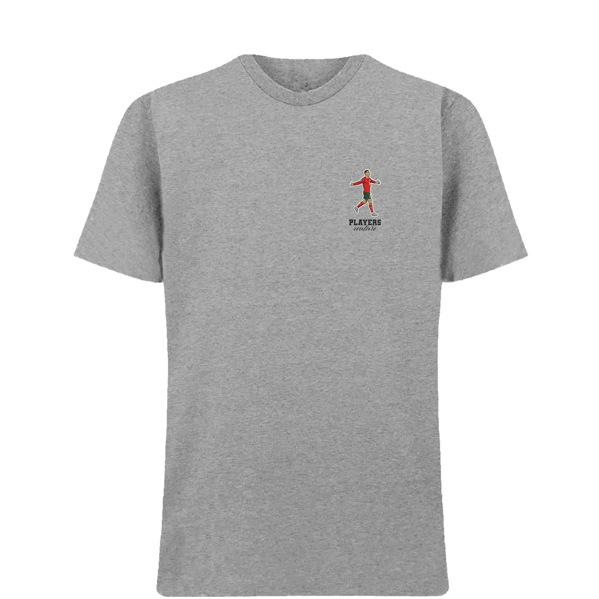 Ronaldo Portugal Badge Men's T-Shirt - Gray
