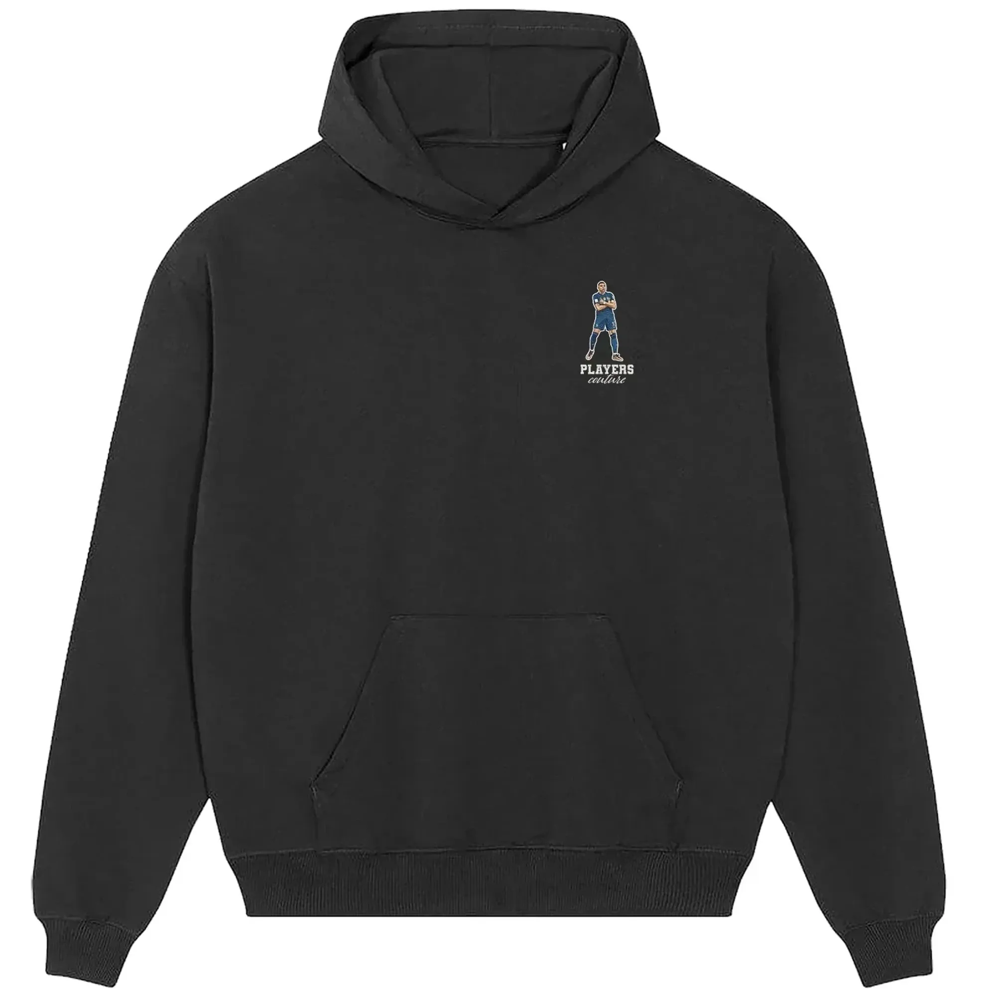 Kylian Mbappe Badge Men's Hoodie - Black