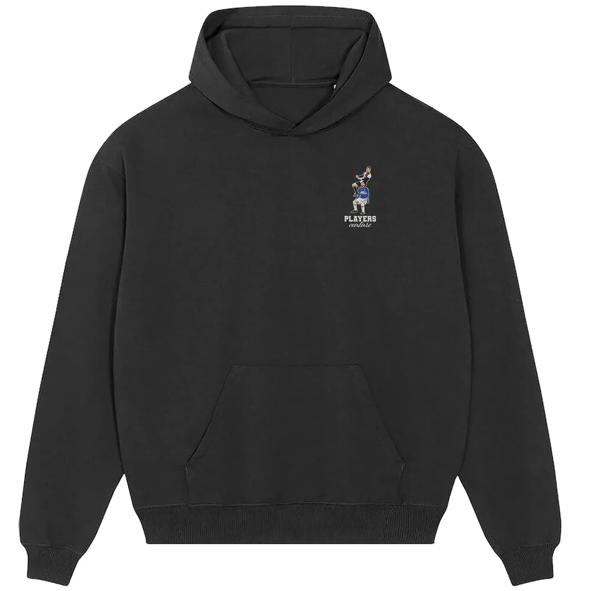 Ronaldo Header Badge Men's Hoodie - Black