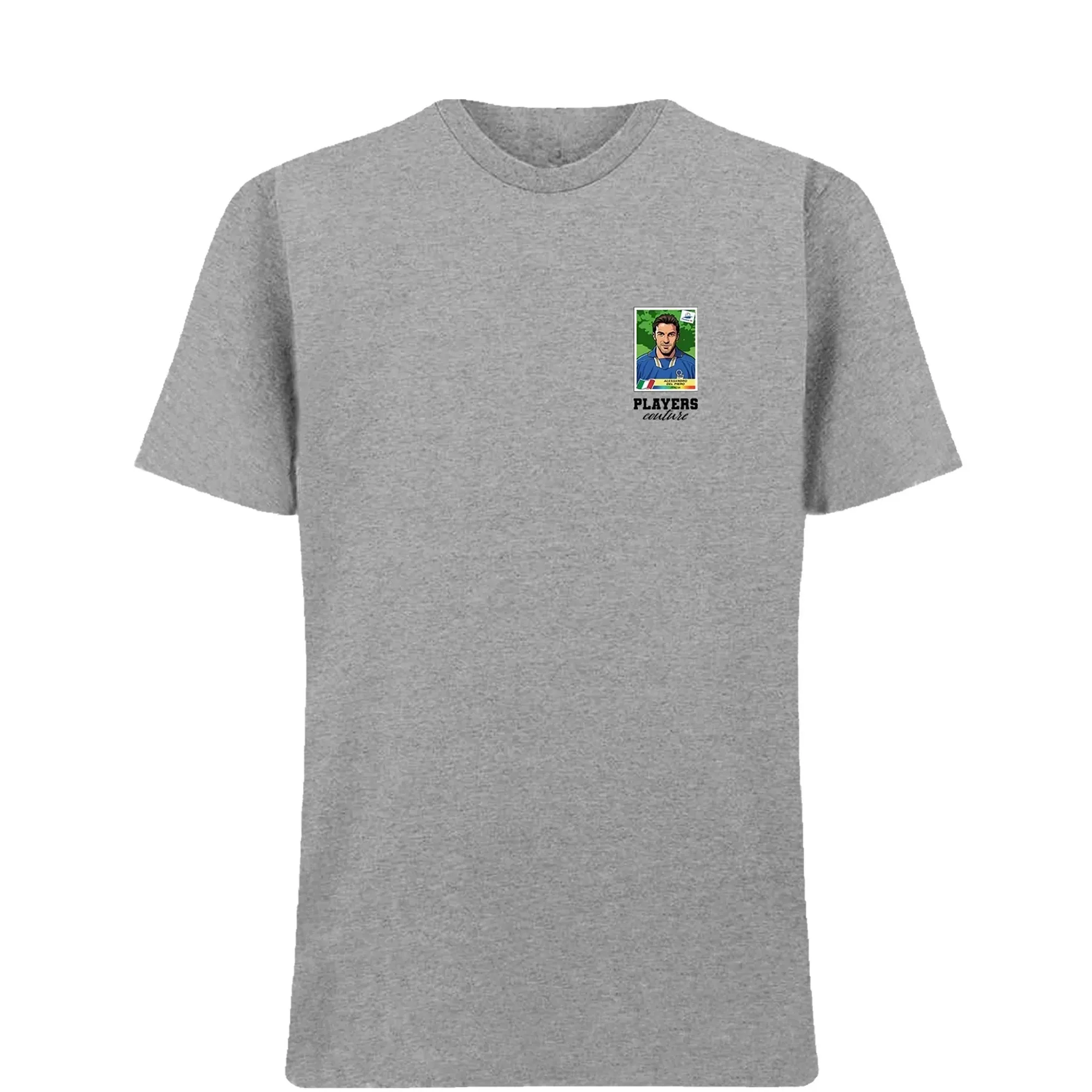 Alessandro Del Piero World Cup Sticker Men's T-Shirt - Gray