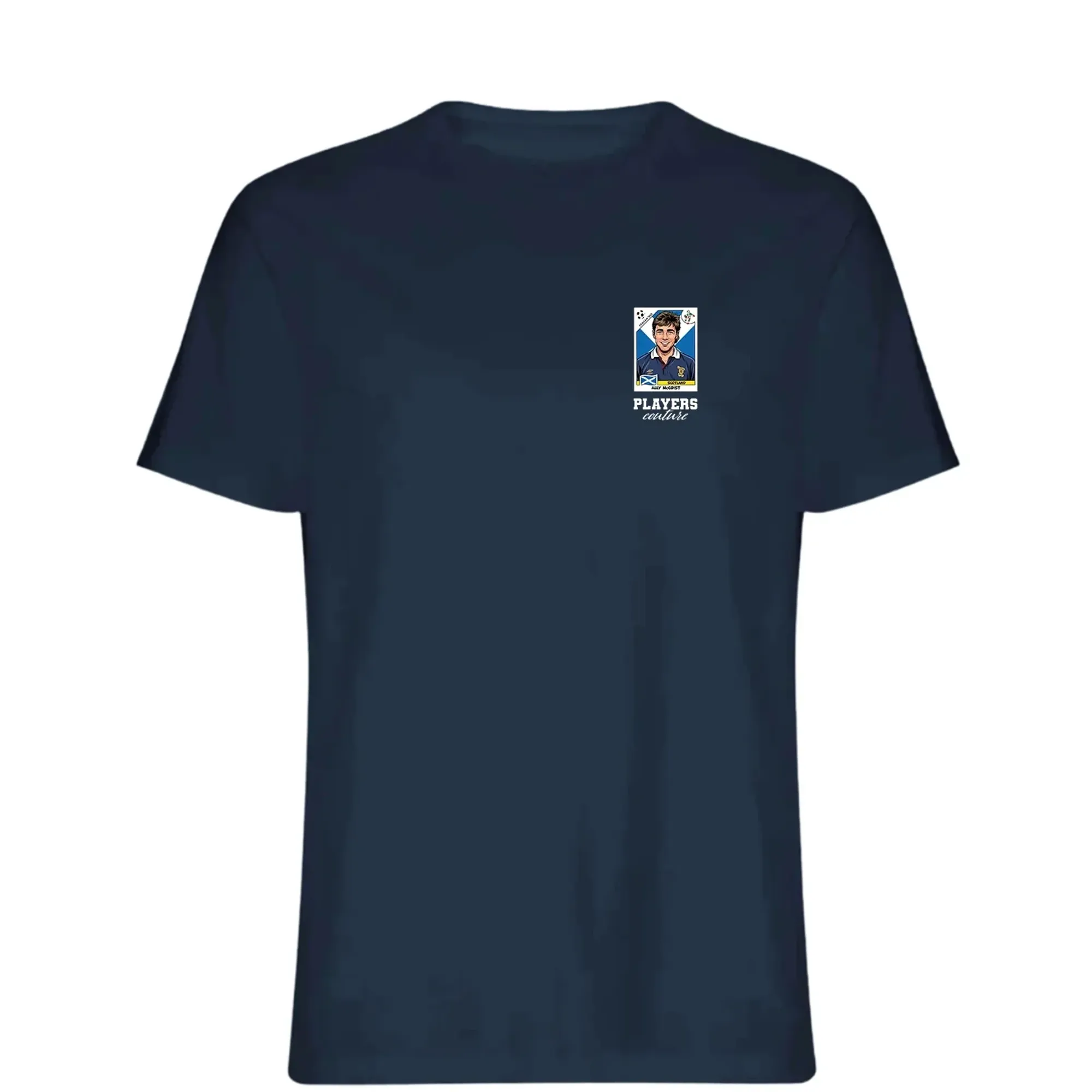 Ally McCoist World Cup Sticker Men's T-Shirt - Navy
