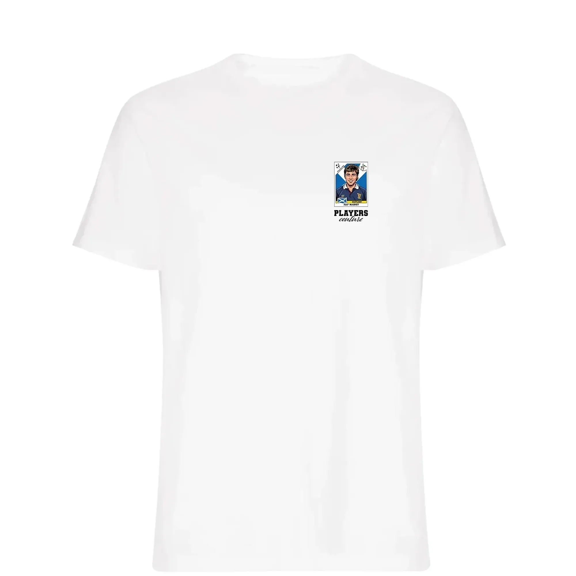 Ally McCoist World Cup Sticker Men's T-Shirt - White