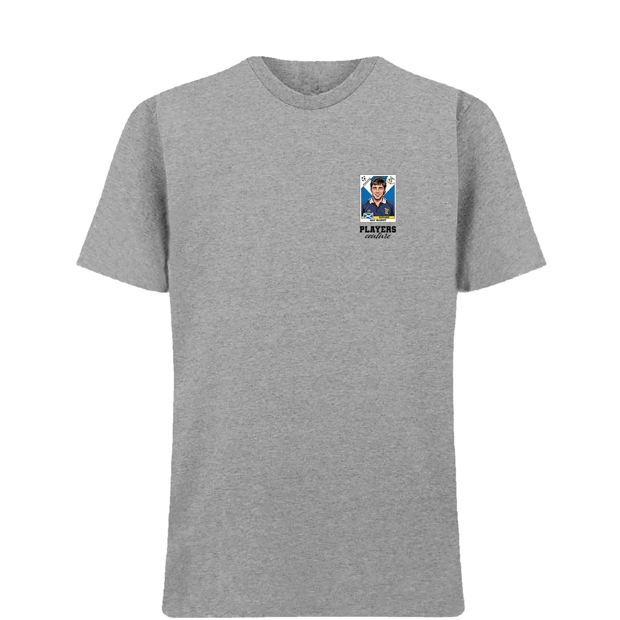 Ally McCoist World Cup Sticker Men's T-Shirt - Gray
