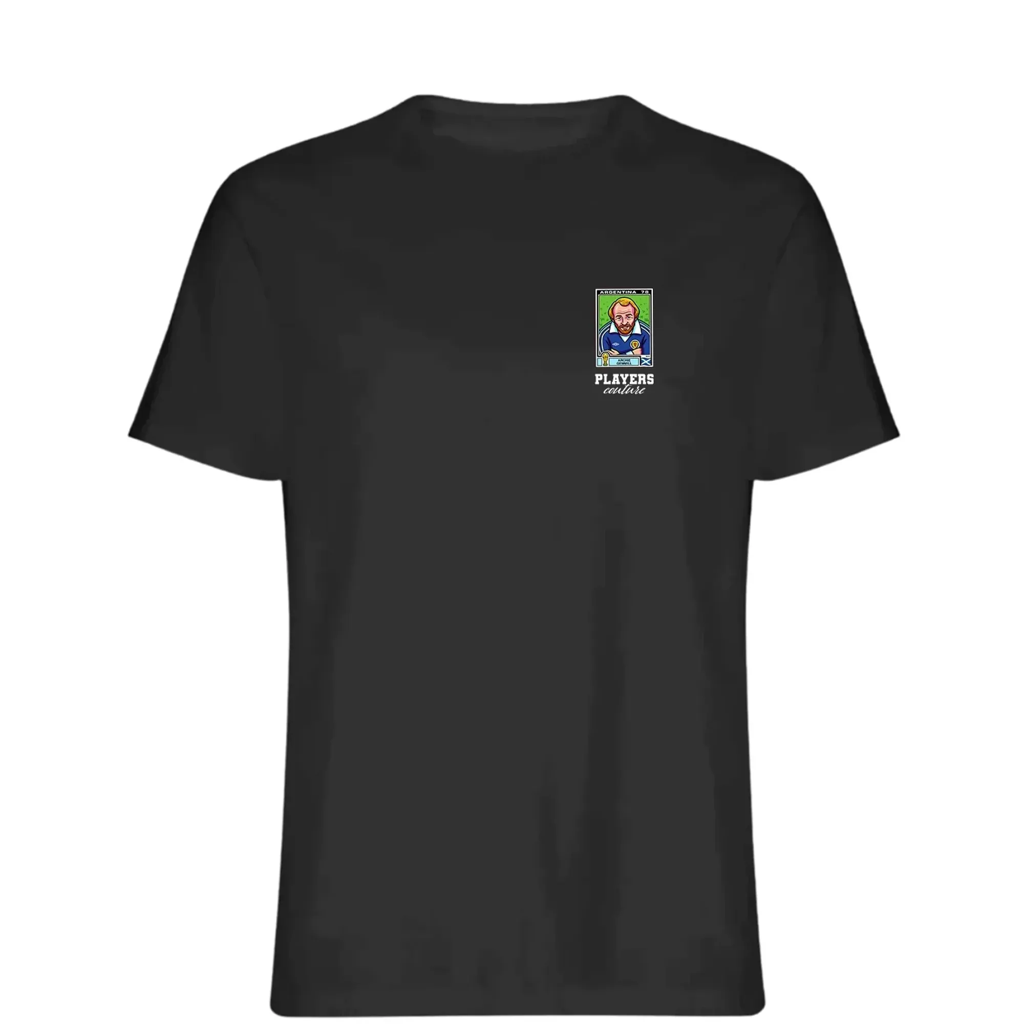 Archie Gemmill World Cup Sticker Men's T-Shirt - Black