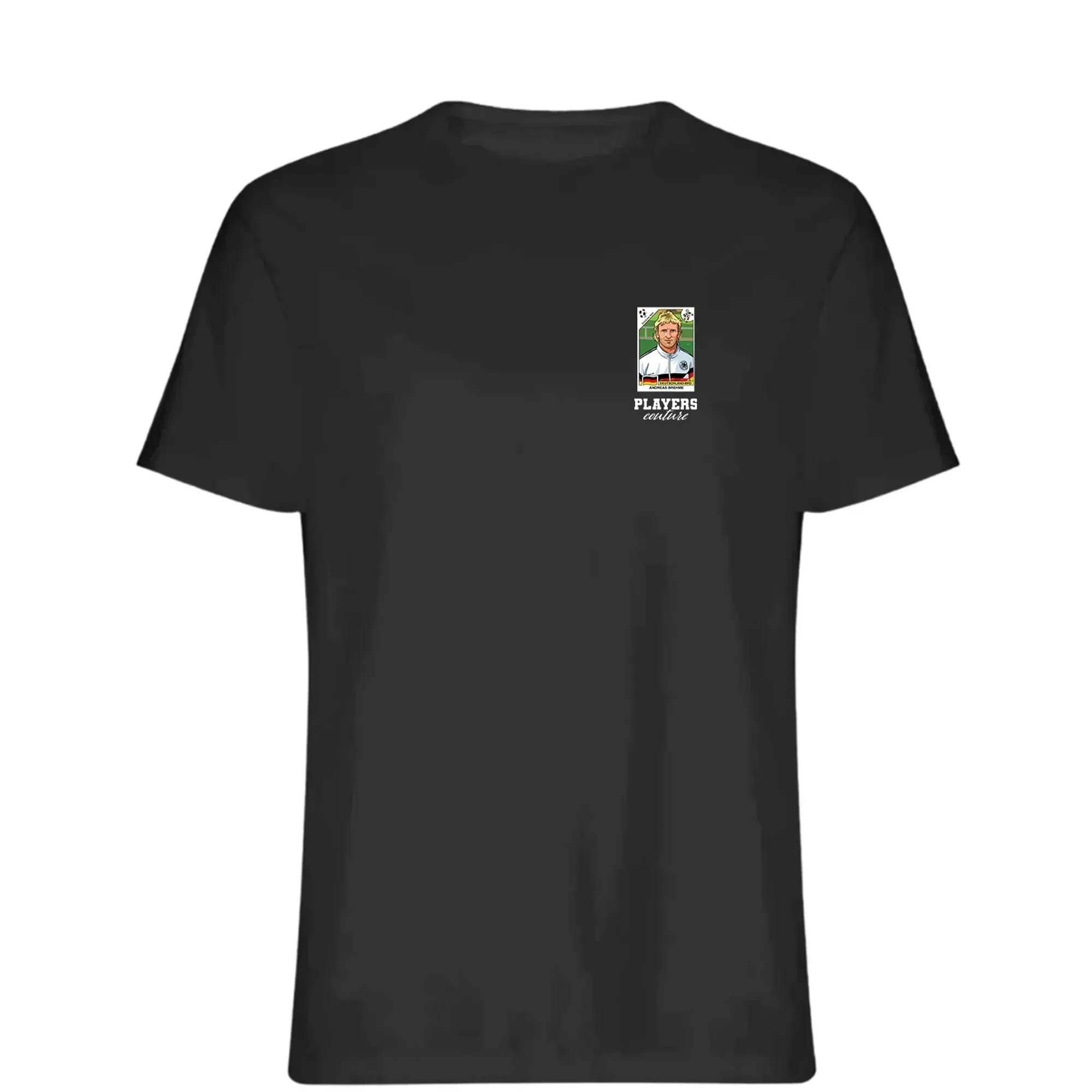 Andreas Brehme World Cup Sticker Men's T-Shirt - Black