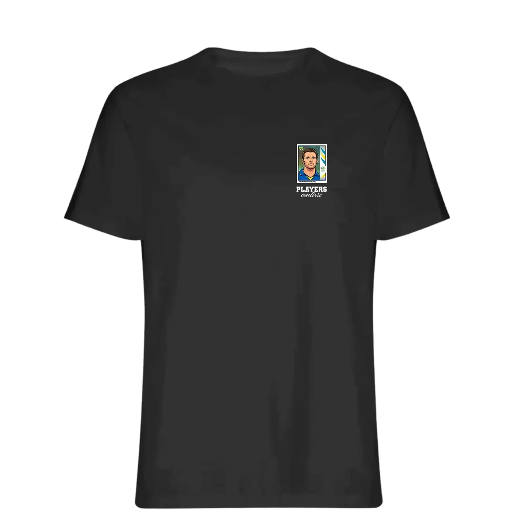 Andriy Shevchenko World Cup Sticker Men's T-Shirt - Black