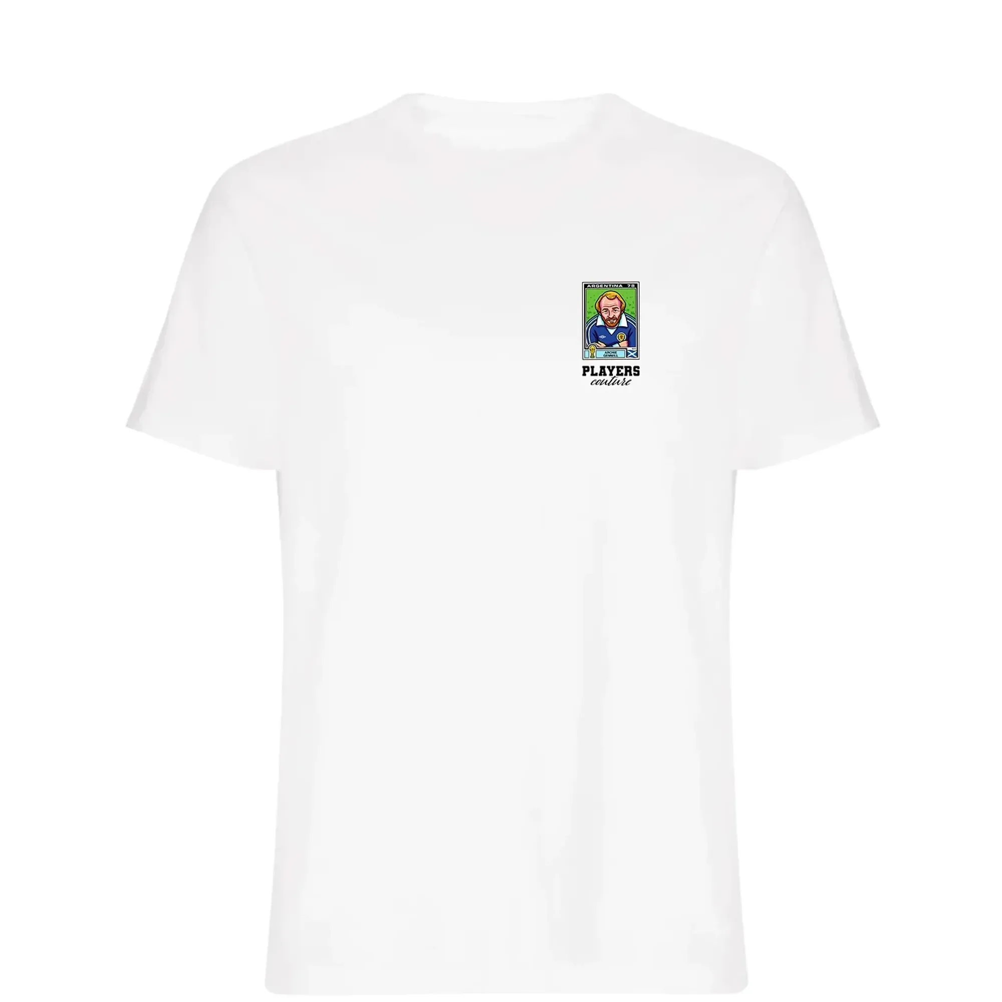 Archie Gemmill World Cup Sticker Men's T-Shirt - White