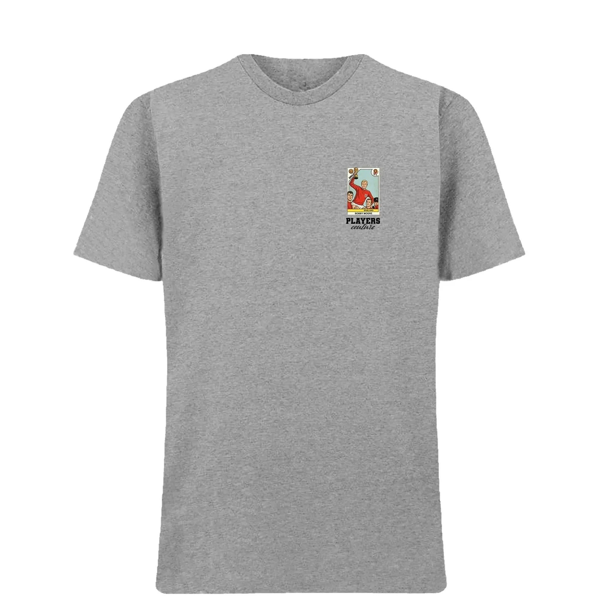 Bobby Moore World Cup Sticker Men's T-Shirt - Gray