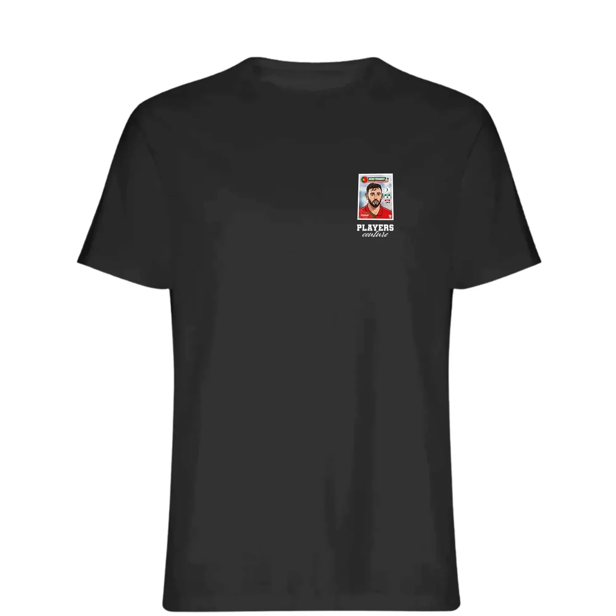 Bruno Fernandes World Cup Sticker Men's T-Shirt - Black