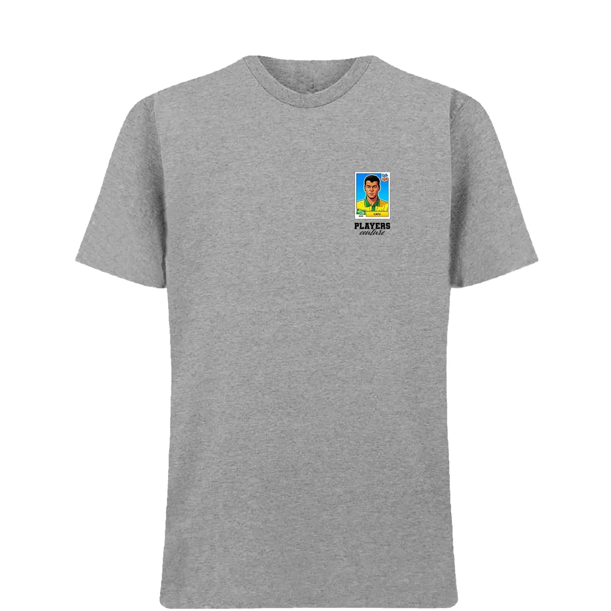 Cafu World Cup Sticker Men's T-Shirt - Gray