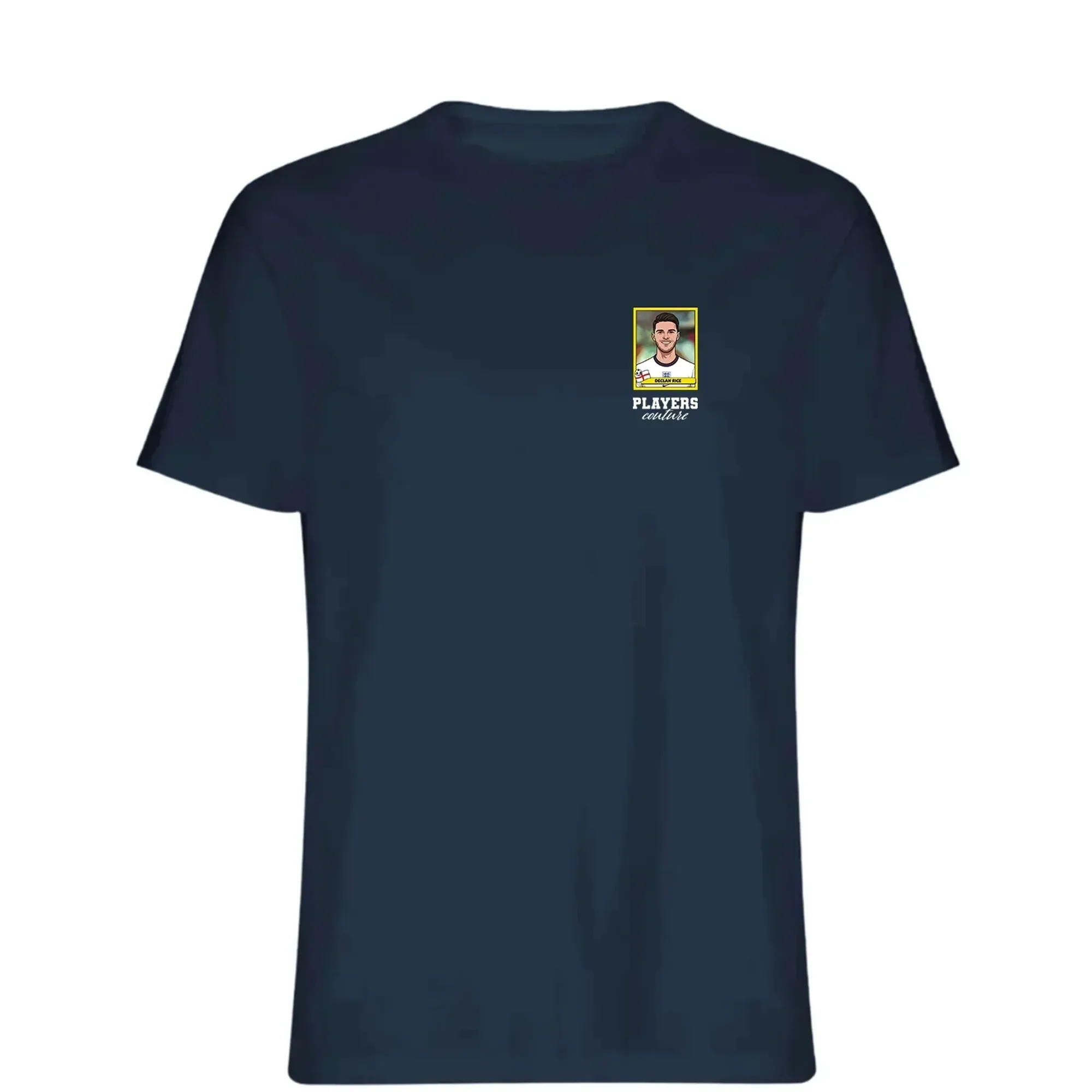 Declan Rice World Cup Sticker Men's T-Shirt - Navy