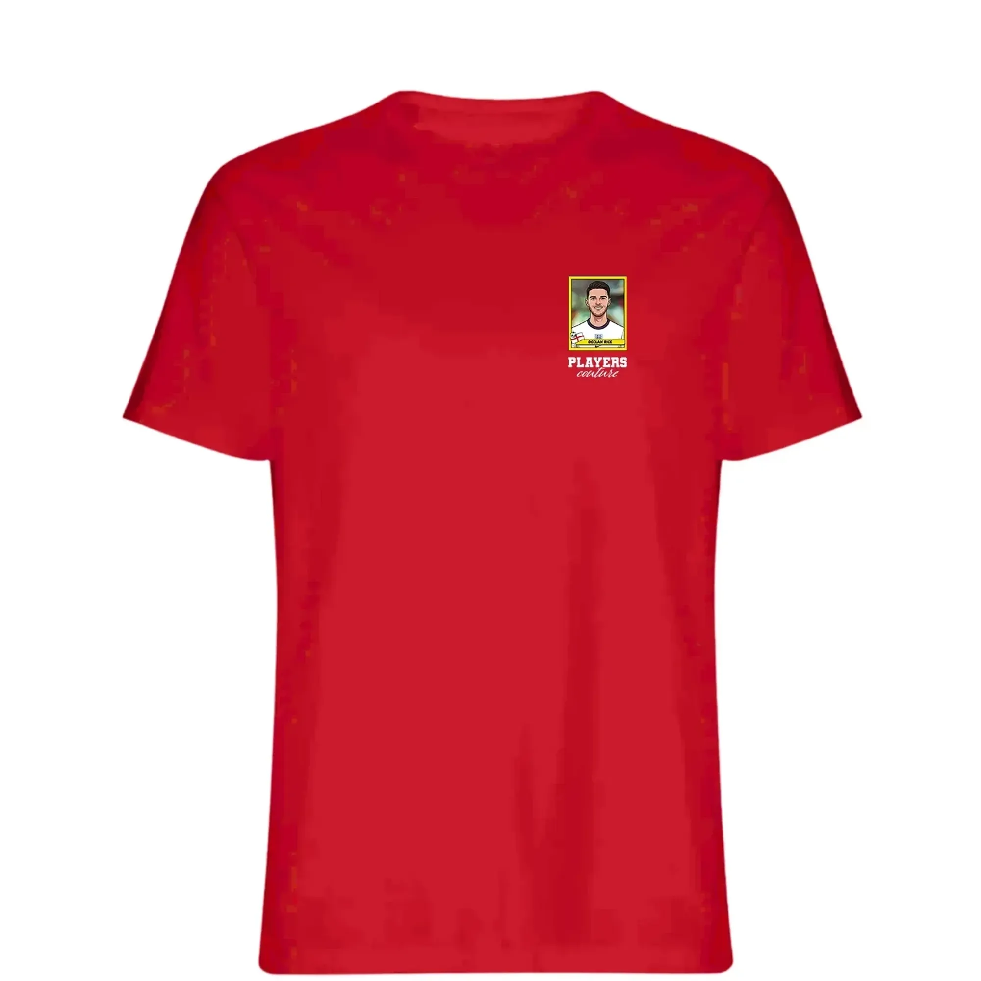 Declan Rice World Cup Sticker Men's T-Shirt - Red