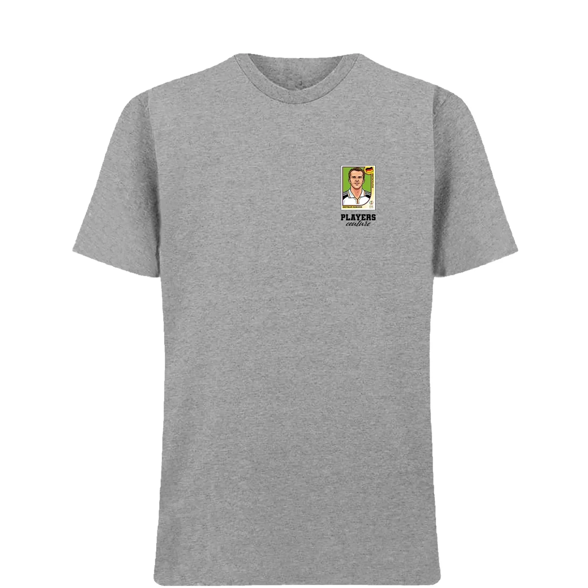 Dietmar Hamann World Cup Sticker Men's T-Shirt - Gray